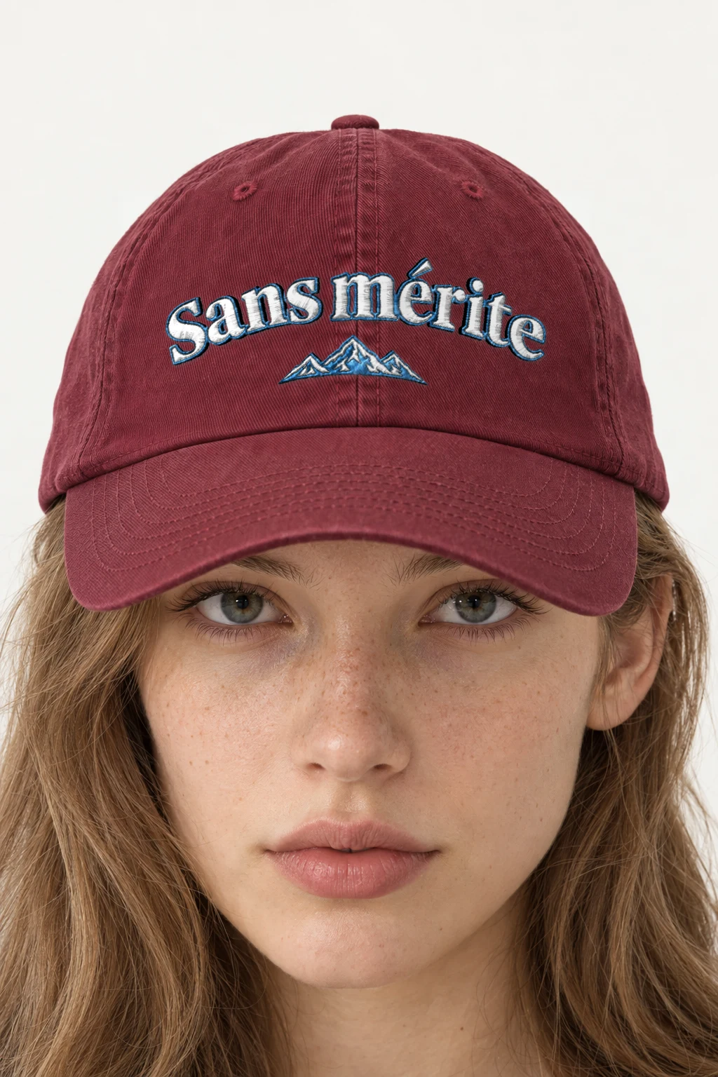 "Sans Mérite" Classic Dad Hat · Embroidered | Yupoong 6245CM