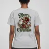 "Santa's Fireside Arrival" Heavyweight Unisex Crewneck T-shirt | Gildan 5000