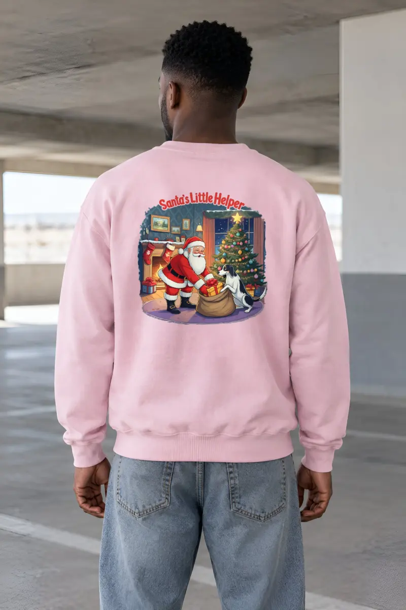 "Santa’s Little Helper" Heavy Blend Unisex Crewneck Sweatshirt