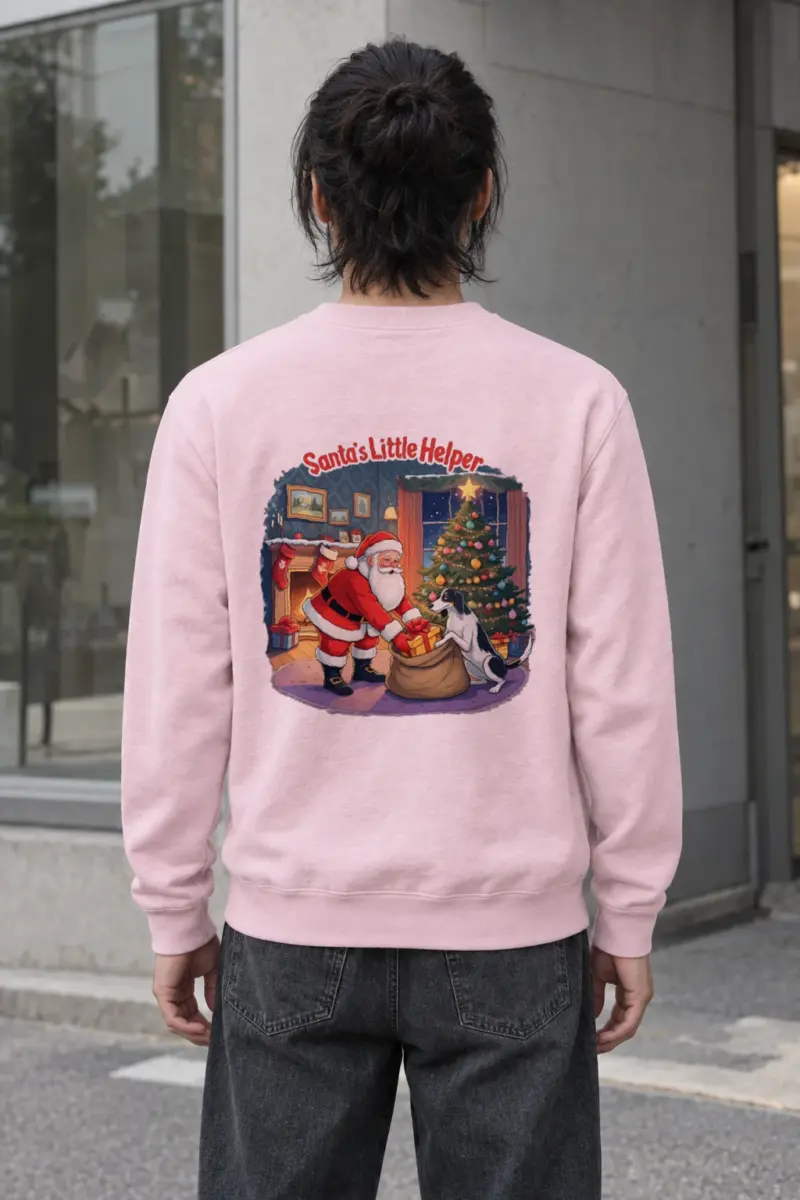 "Santa’s Little Helper" Heavy Blend Unisex Crewneck Sweatshirt