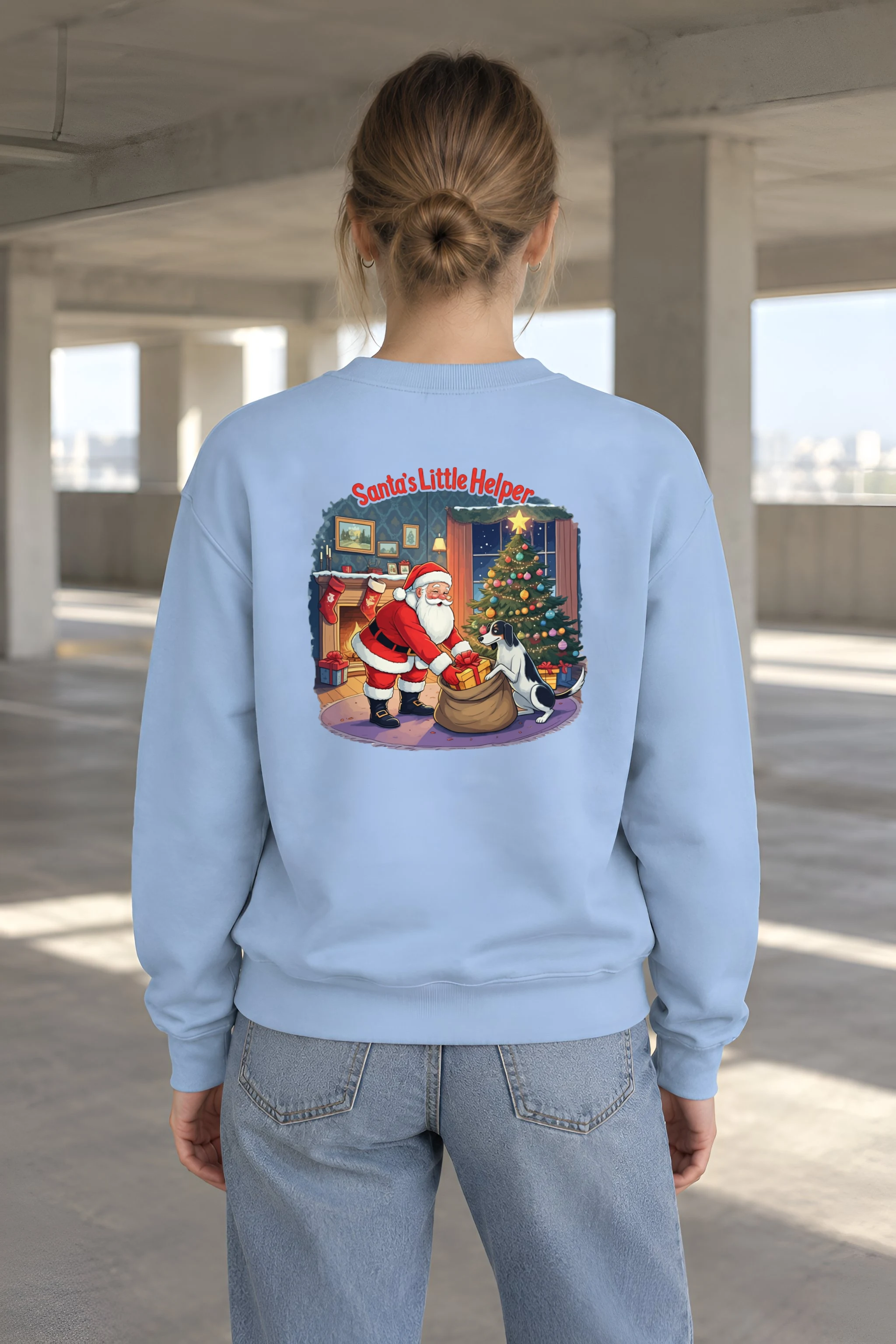 "Santa’s Little Helper" 1 Crewneck Sweatshirt