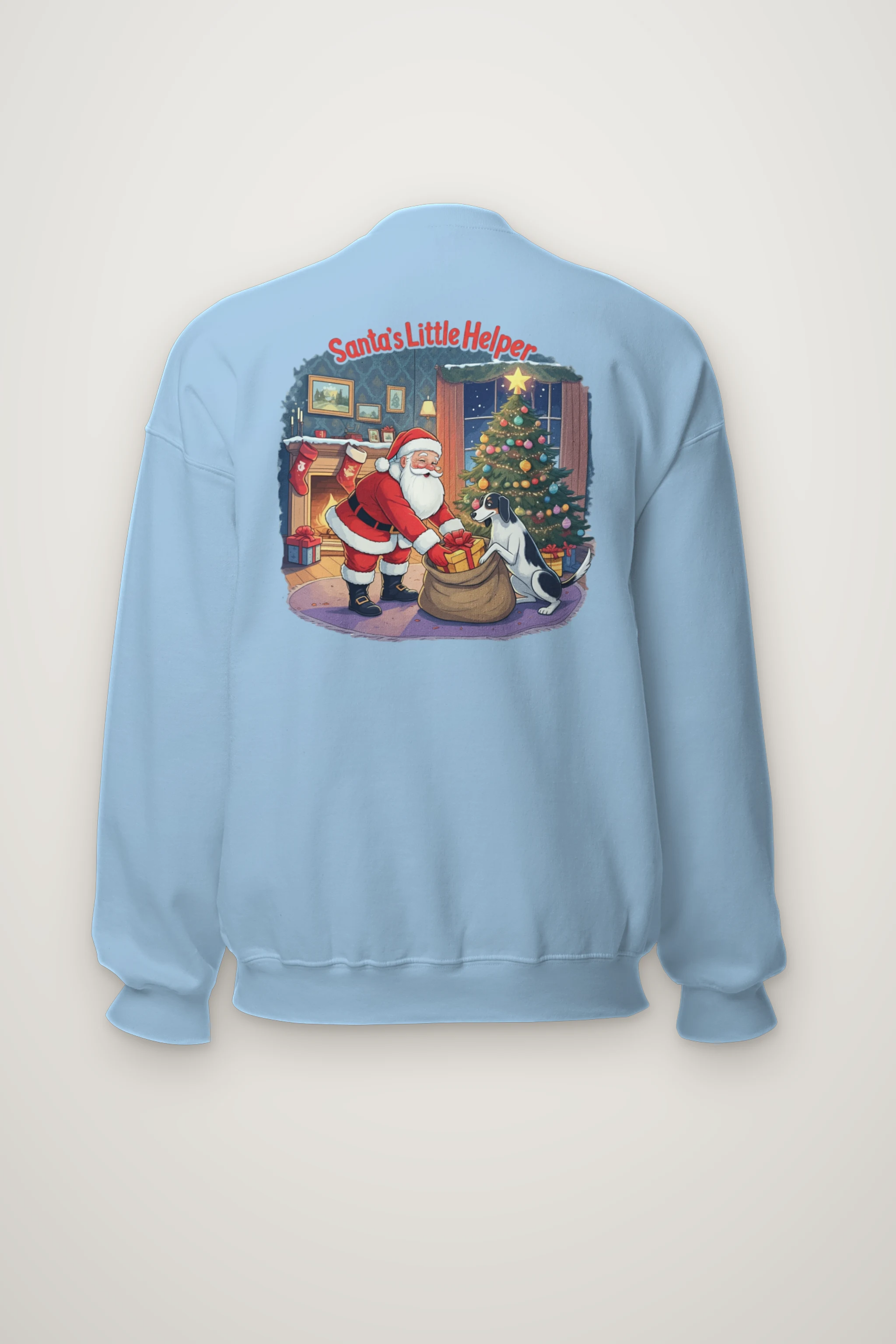 "Santa’s Little Helper" Heavy Blend Unisex Crewneck Sweatshirt