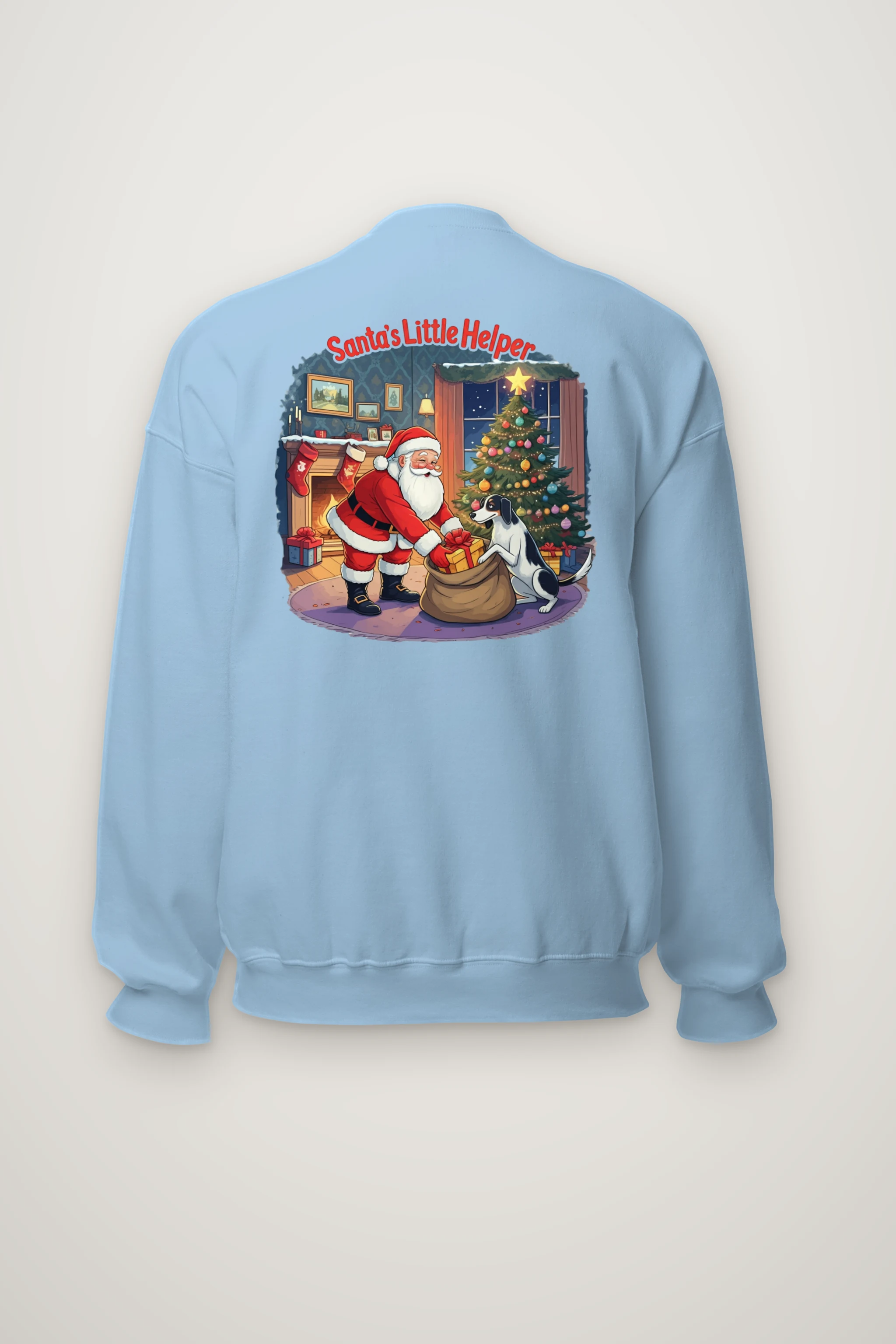 "Santa’s Little Helper" Heavy Blend Unisex Crewneck Sweatshirt