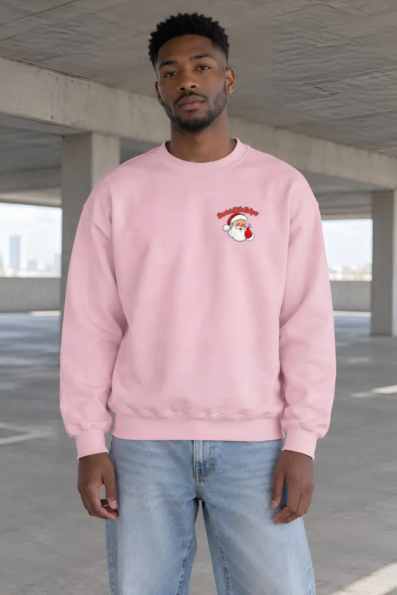 "Santa’s Little Helper" Heavy Blend Unisex Crewneck Sweatshirt