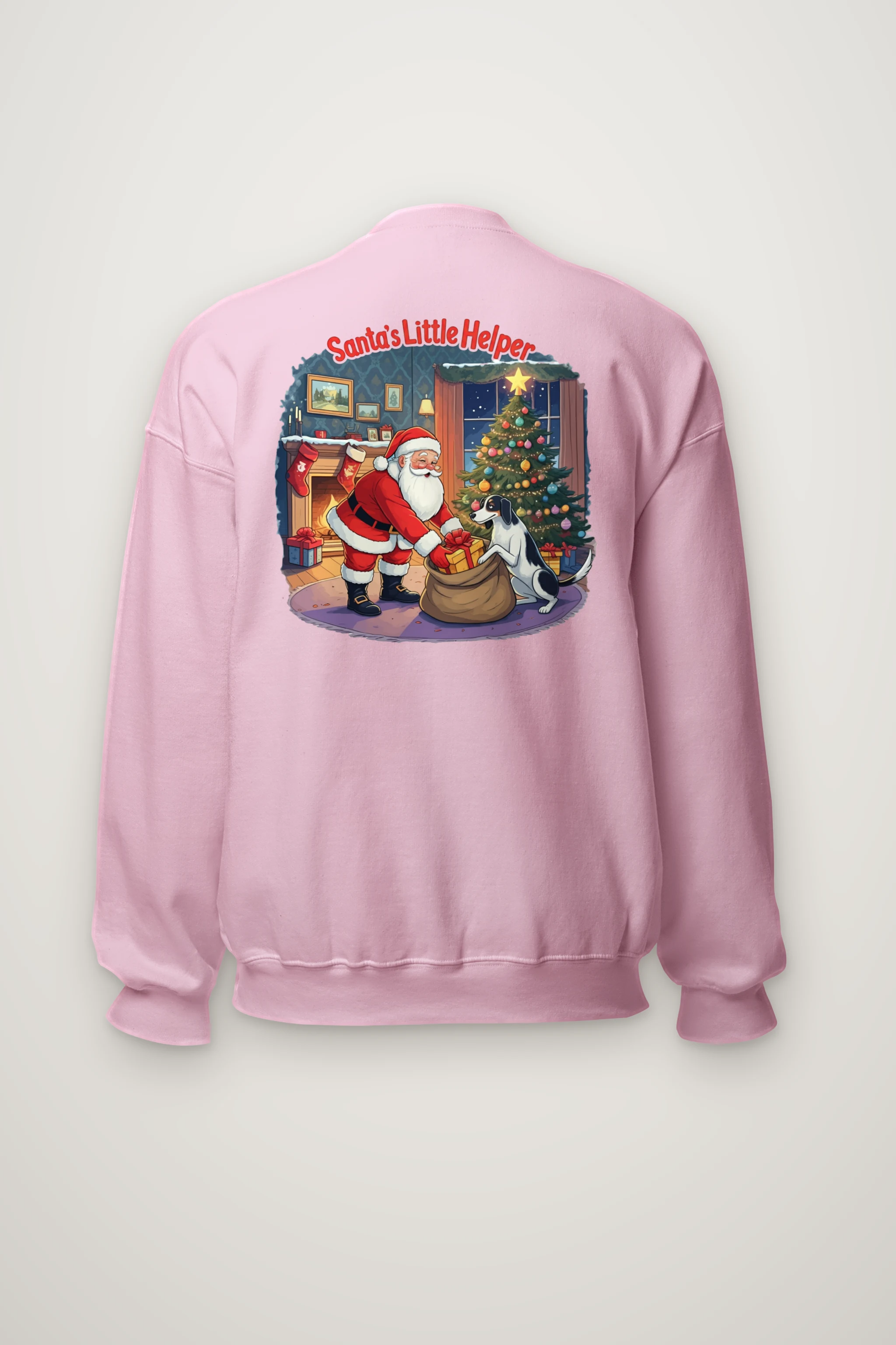 "Santa’s Little Helper" Heavy Blend Unisex Crewneck Sweatshirt