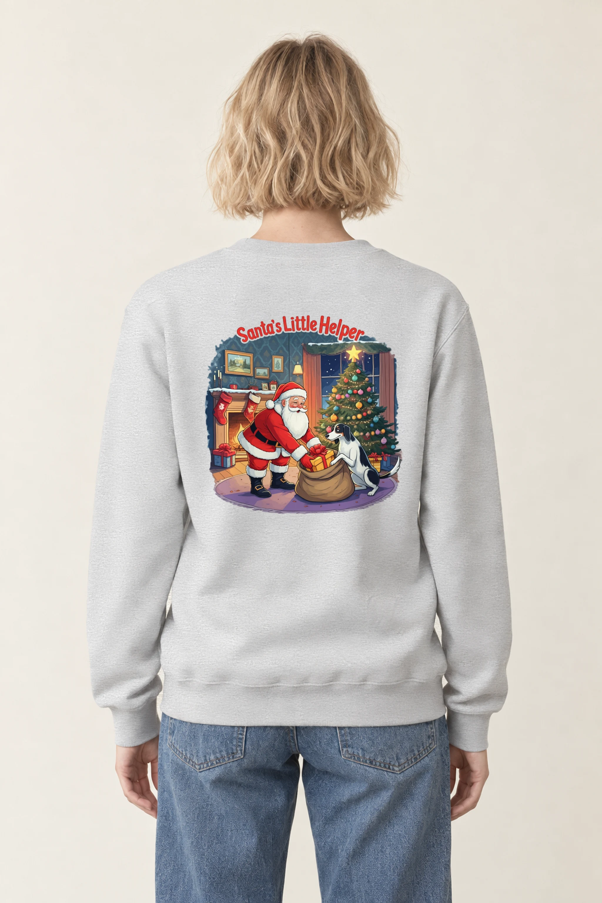 "Santa’s Little Helper" 1 Crewneck Sweatshirt