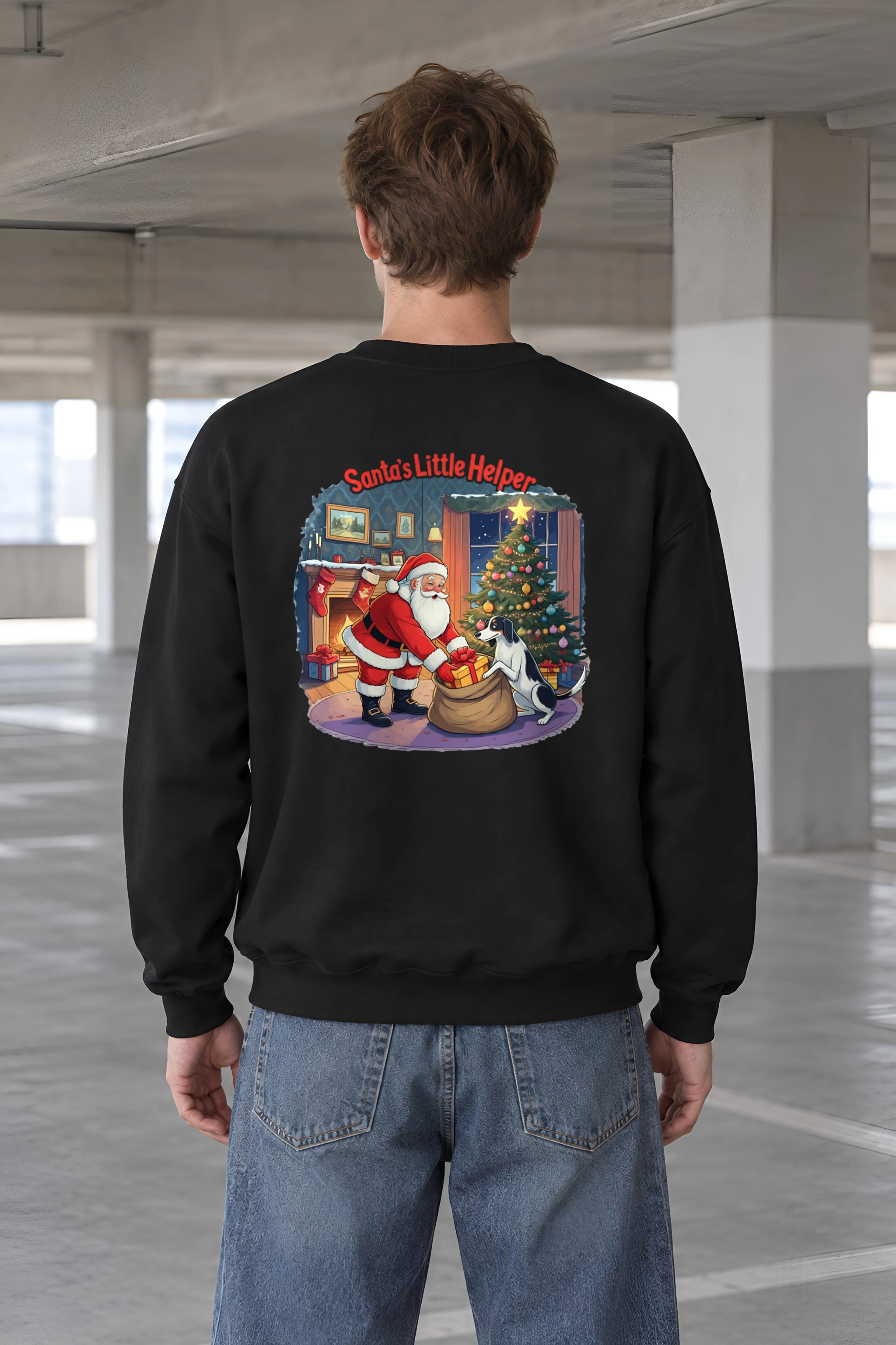 "Santa’s Little Helper" 1 Crewneck Sweatshirt