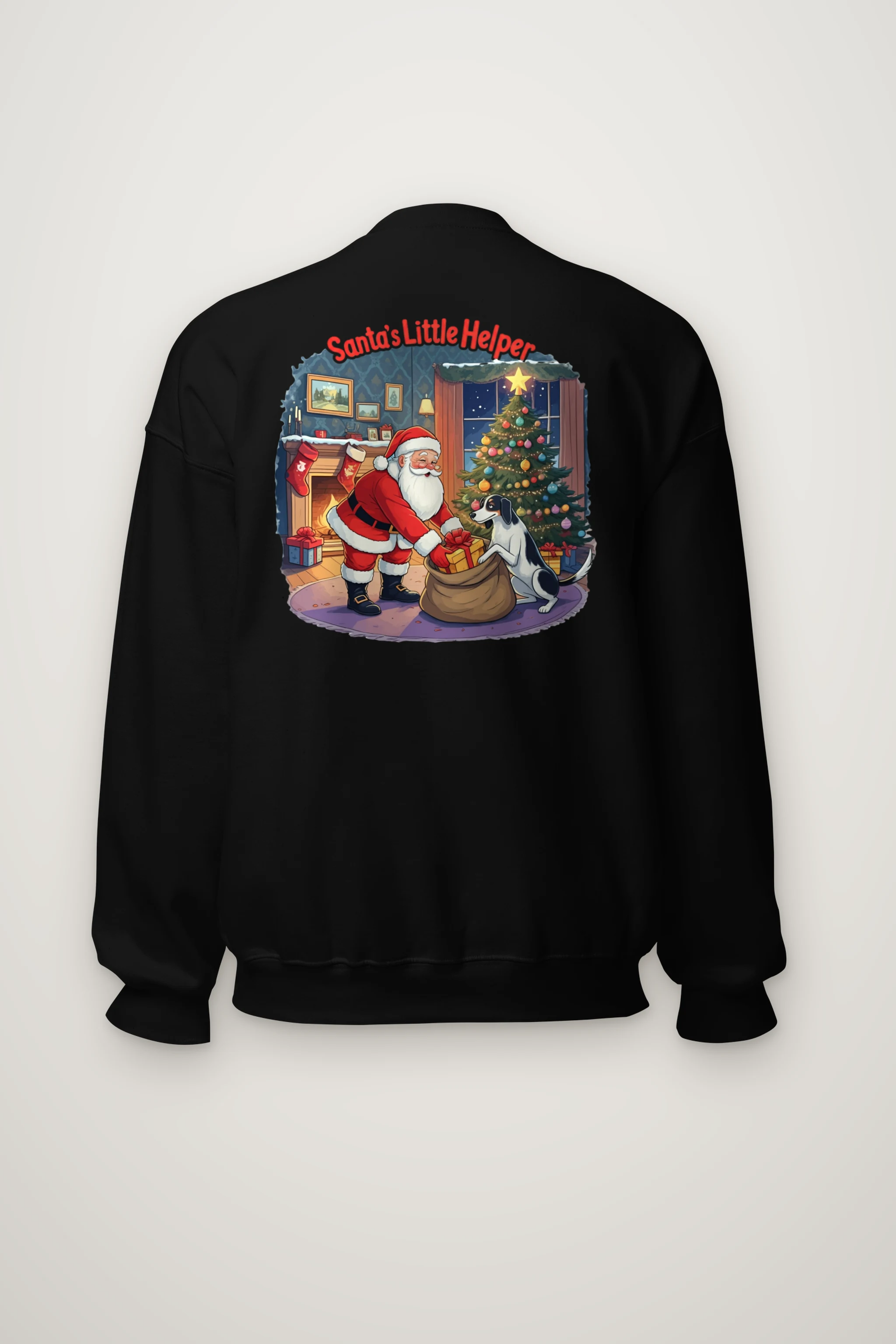 "Santa’s Little Helper" Heavy Blend Unisex Crewneck Sweatshirt