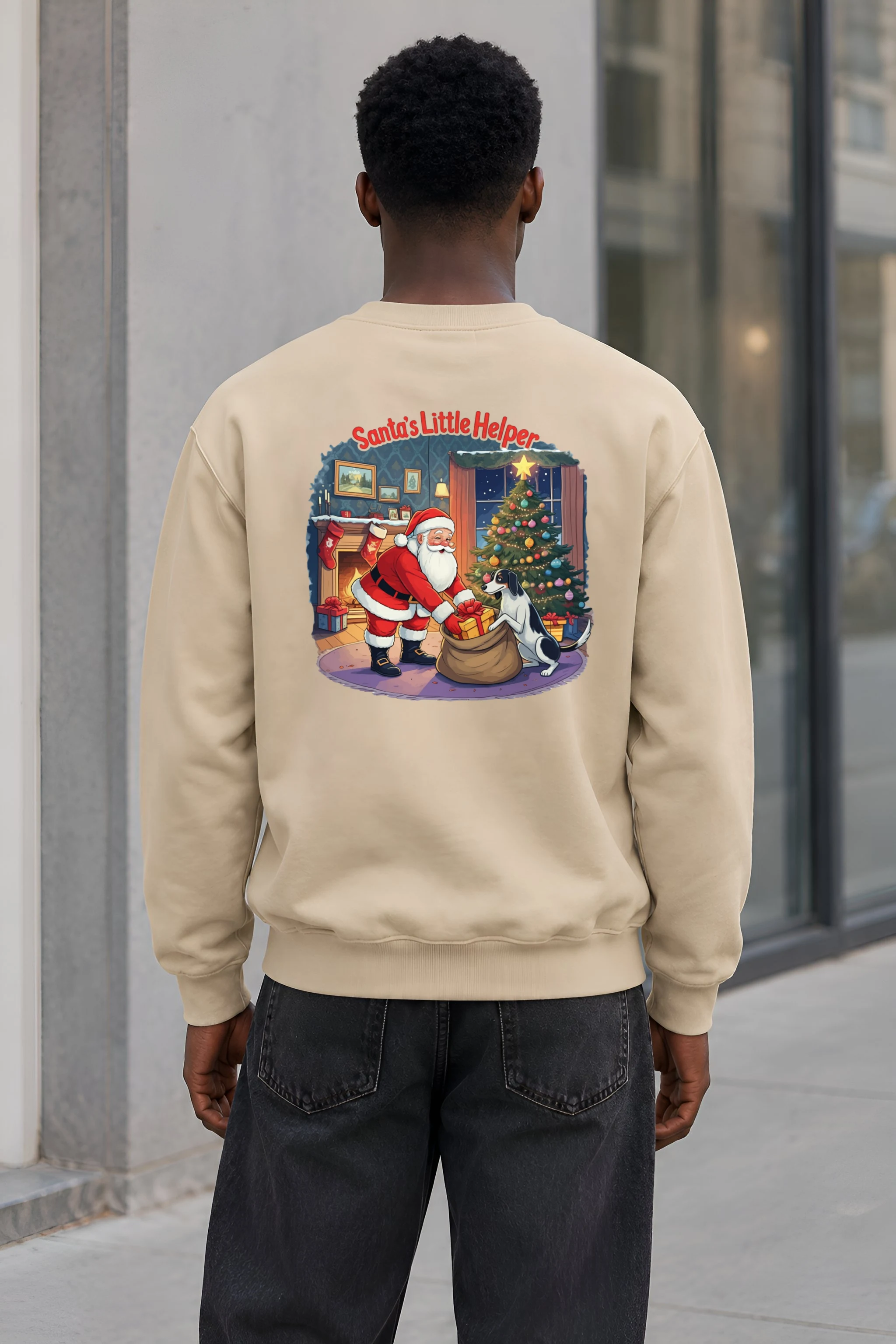 "Santa’s Little Helper" 1 Crewneck Sweatshirt