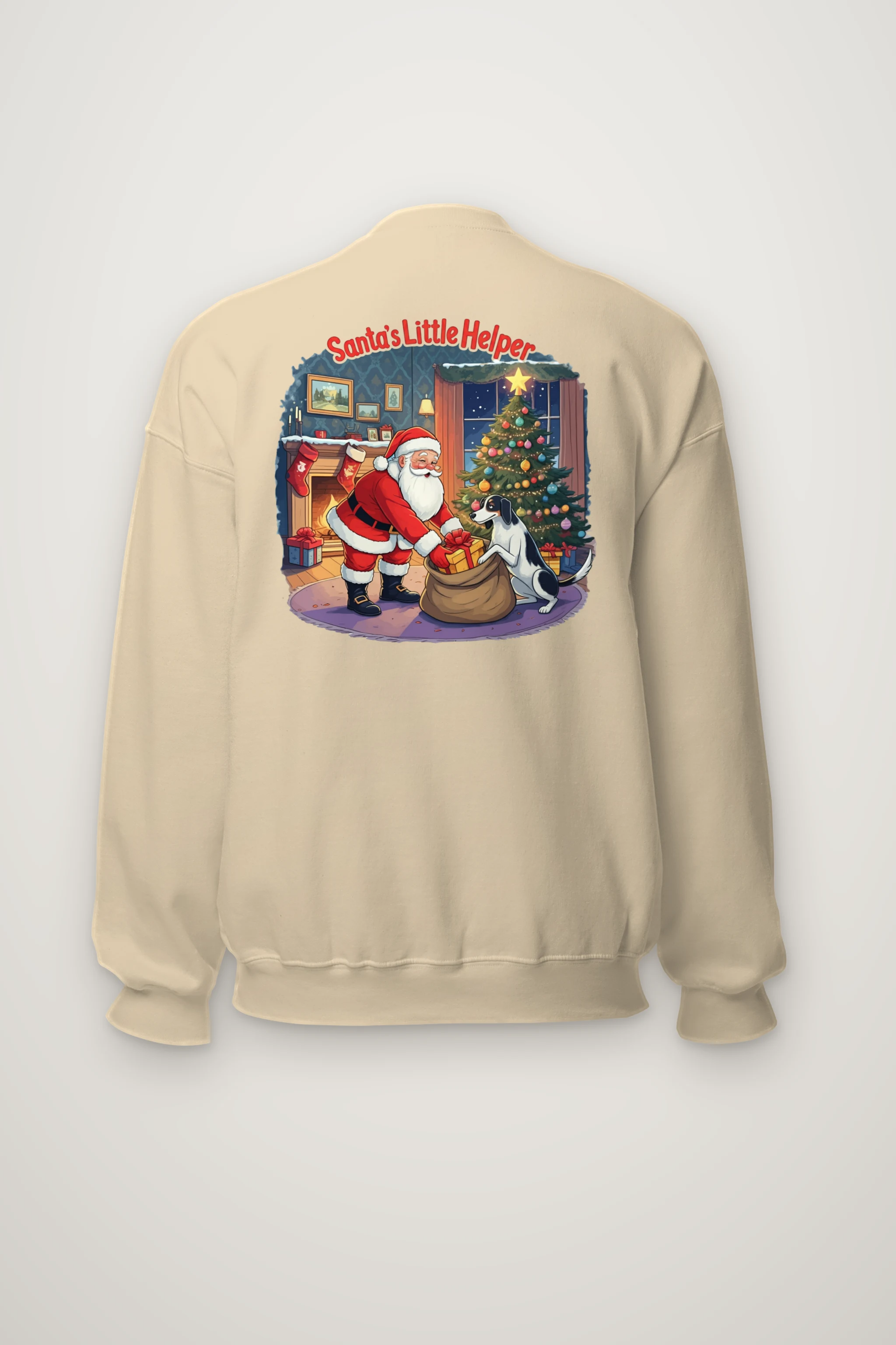 "Santa’s Little Helper" Heavy Blend Unisex Crewneck Sweatshirt