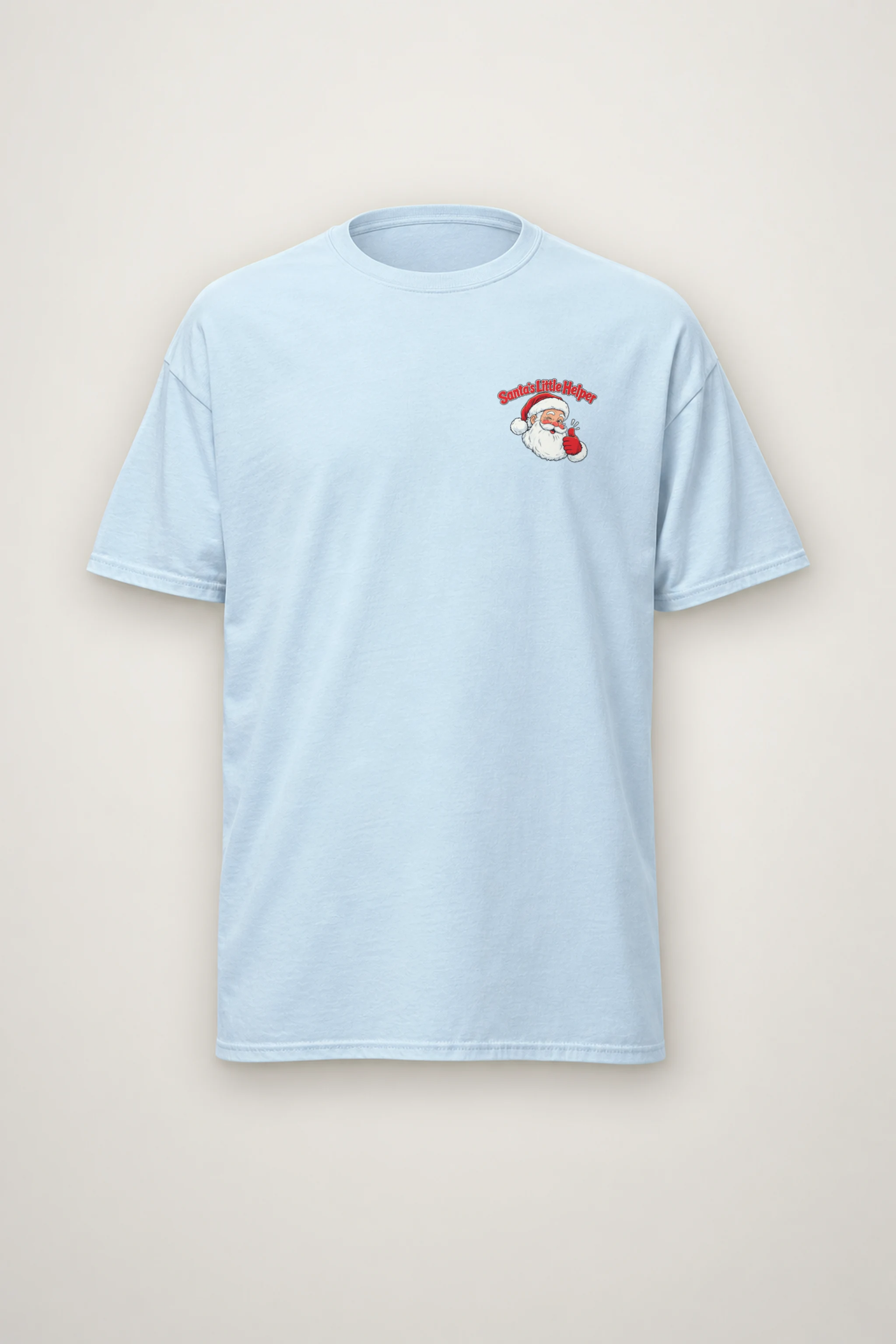 "Santa's Little Helper" Heavyweight Unisex Crewneck T-shirt