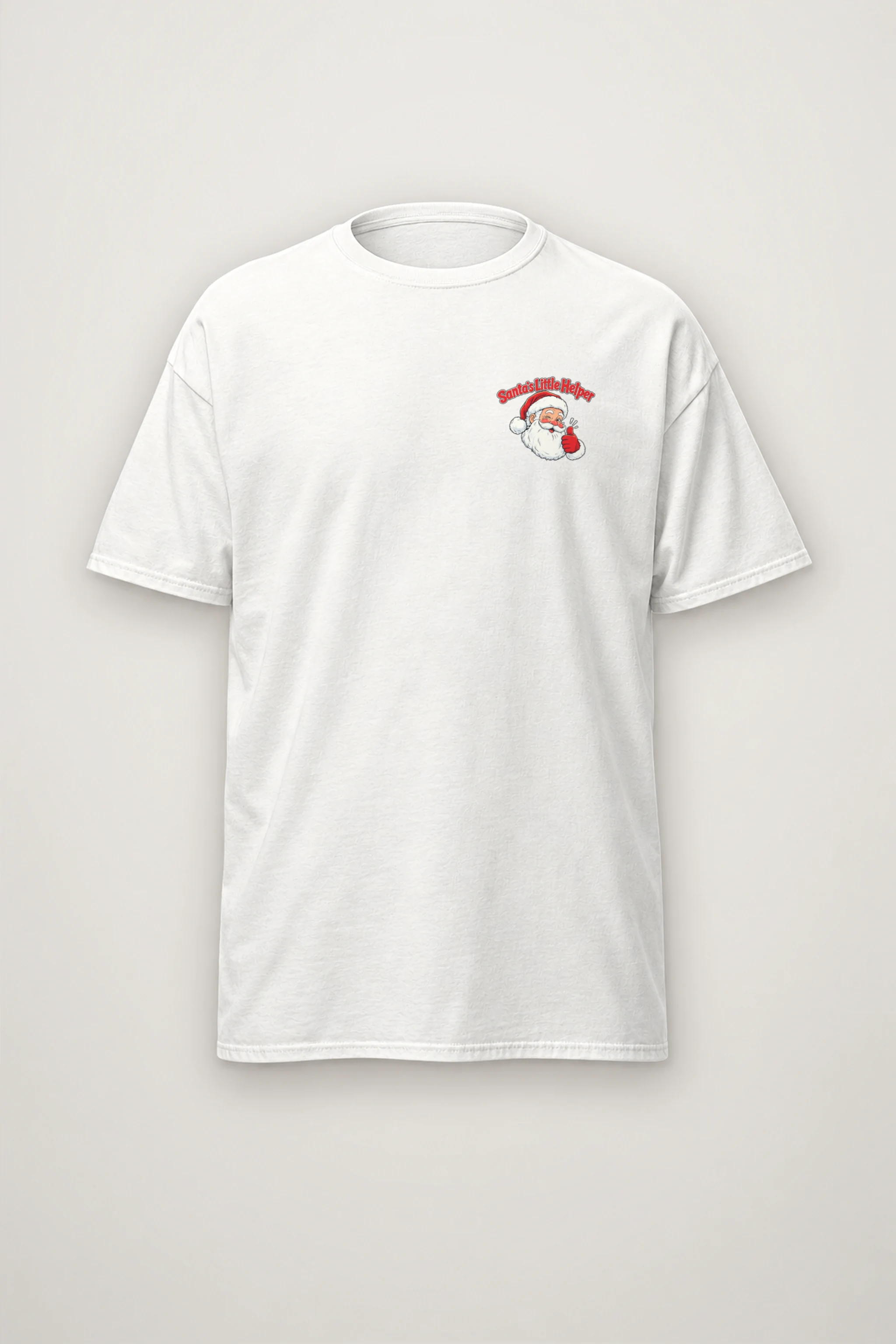 "Santa's Little Helper" Heavyweight Unisex Crewneck T-shirt