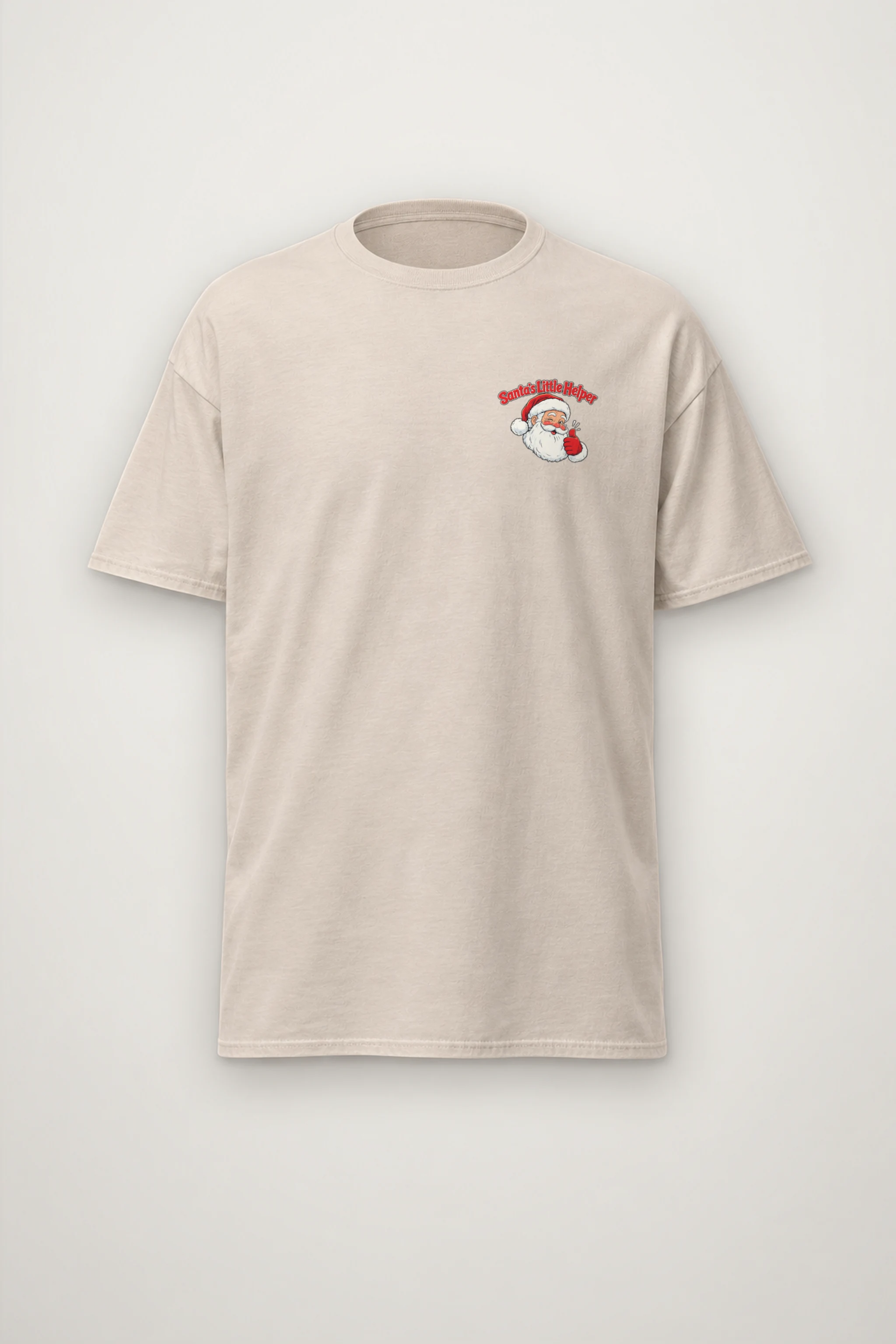 "Santa's Little Helper" Heavyweight Unisex Crewneck T-shirt