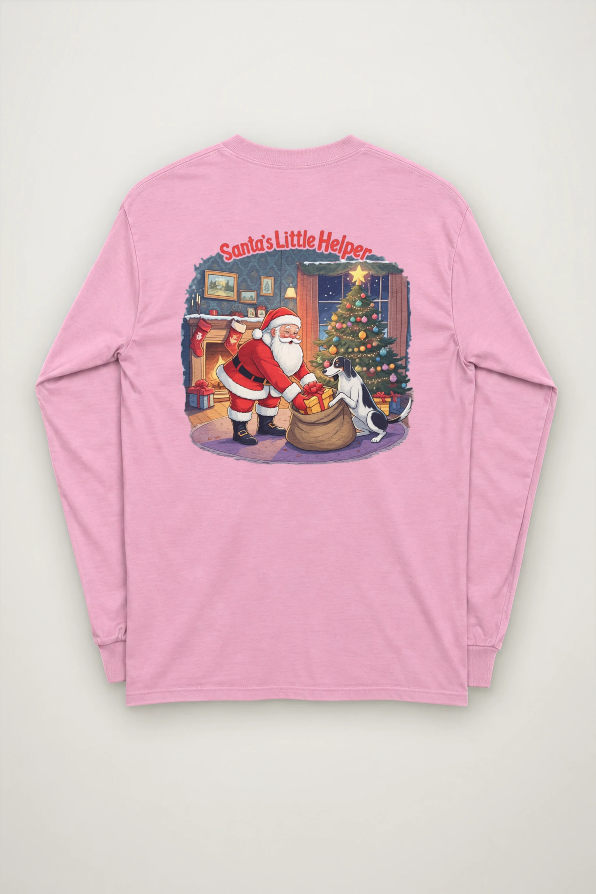 "Santa's Little Helper" Unisex Longsleeve T-shirt