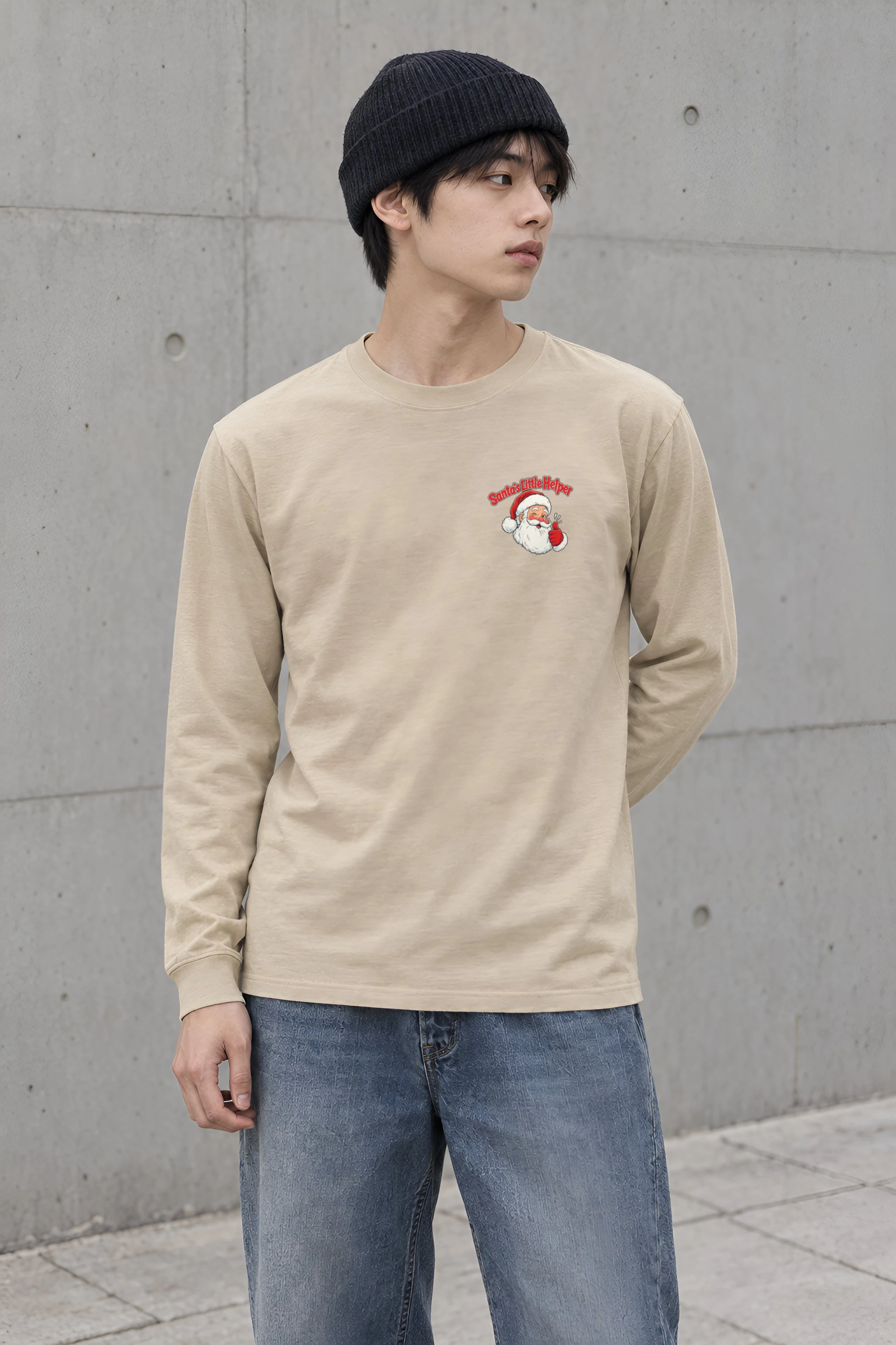 "Santa's Little Helper" Unisex Longsleeve T-shirt