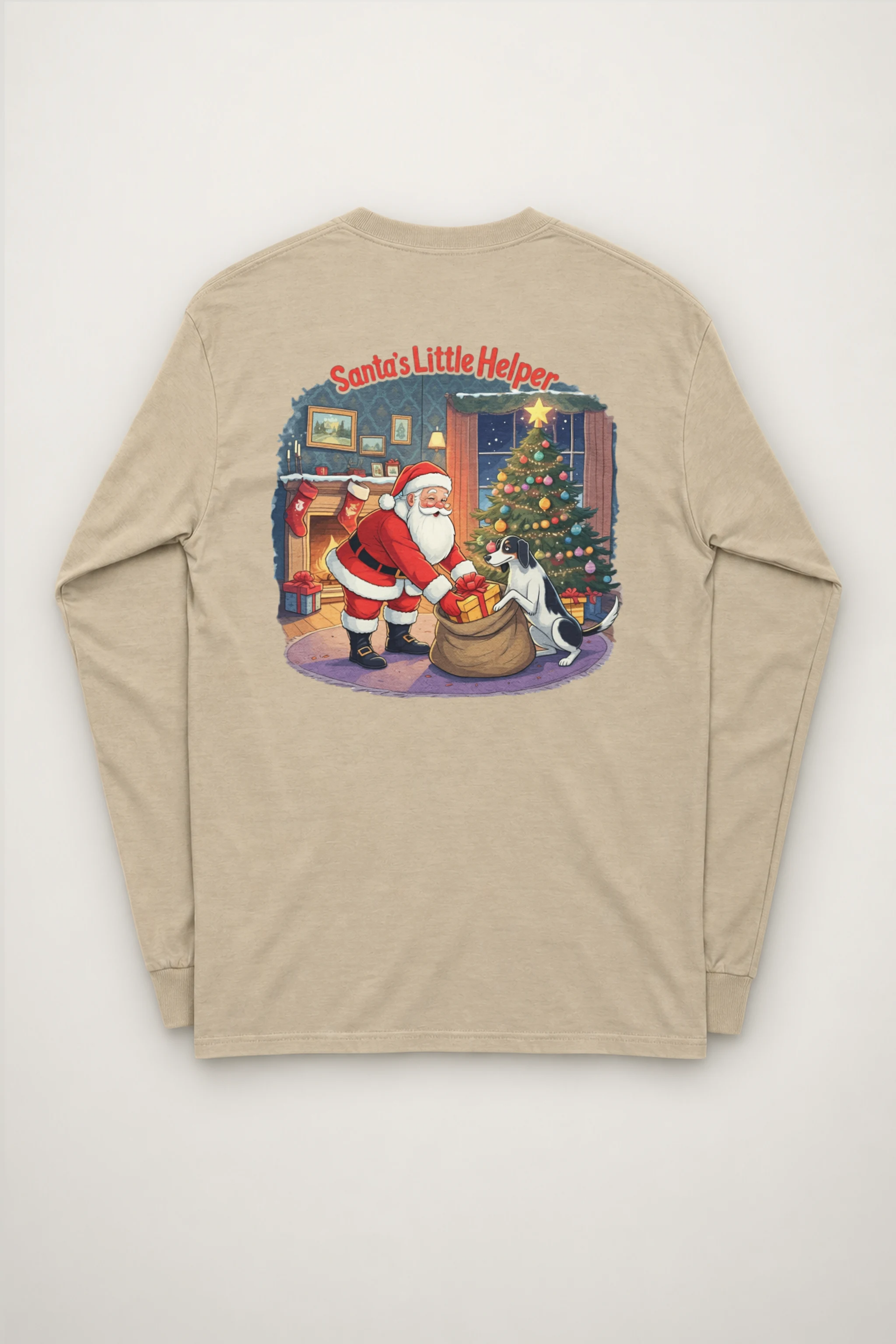 "Santa's Little Helper" Unisex Longsleeve T-shirt