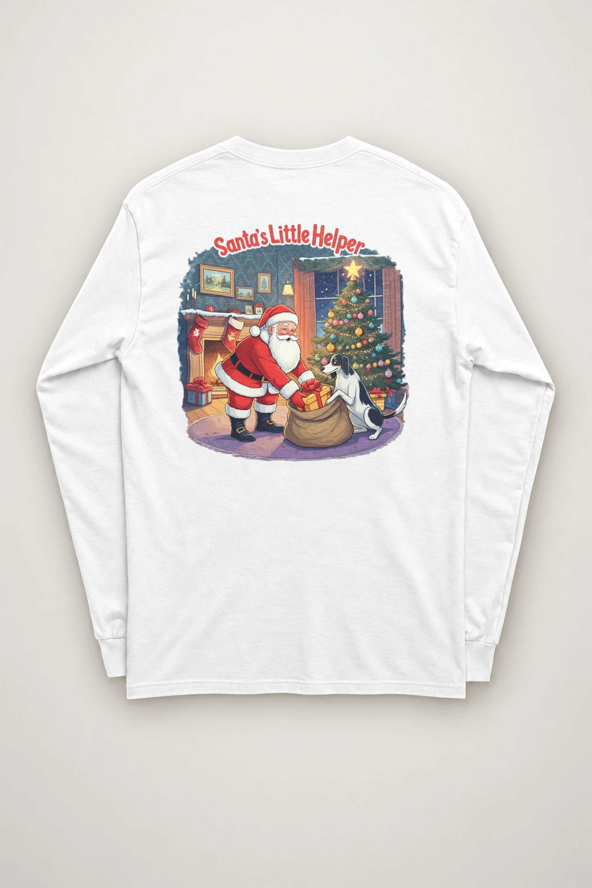 "Santa's Little Helper" Unisex Longsleeve T-shirt