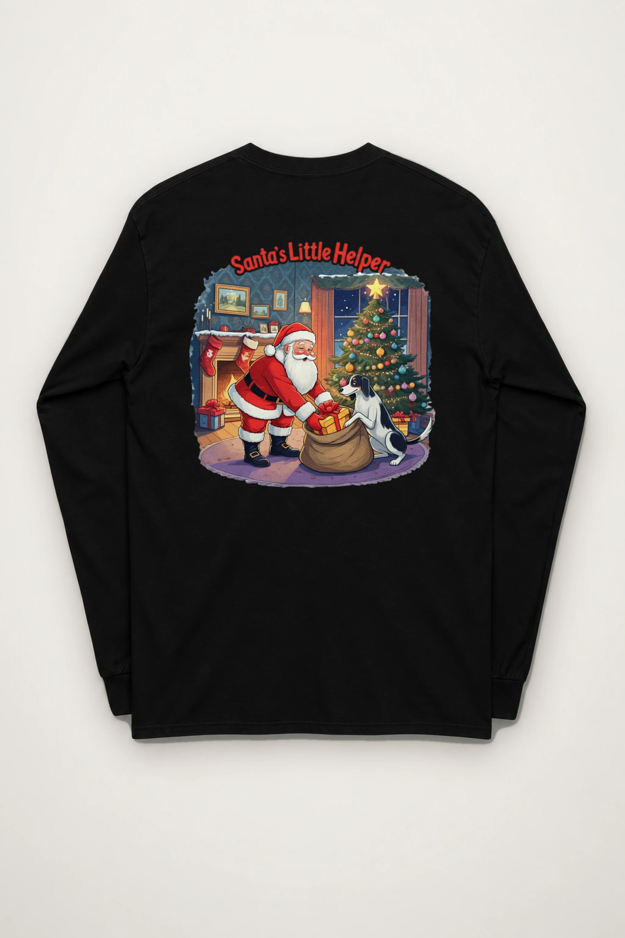 "Santa's Little Helper" Unisex Longsleeve T-shirt