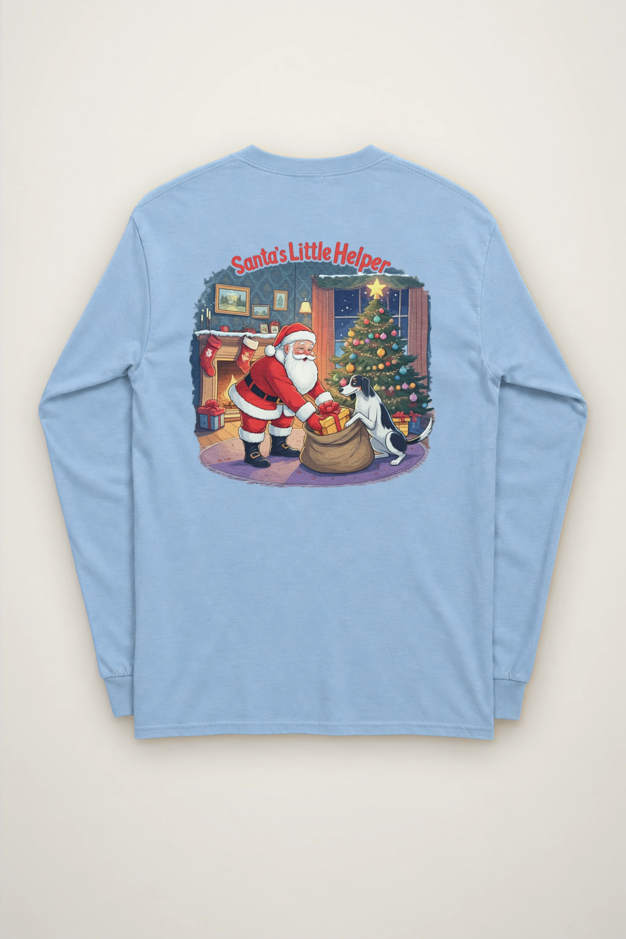 "Santa's Little Helper" Unisex Longsleeve T-shirt