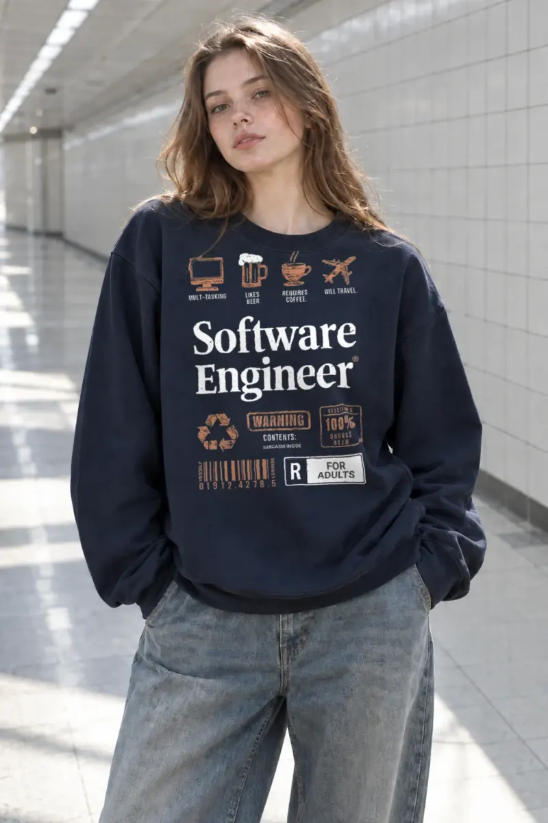 "Sarcasm Inside" Heavy Blend Unisex Crewneck Sweatshirt | Gildan 18000
