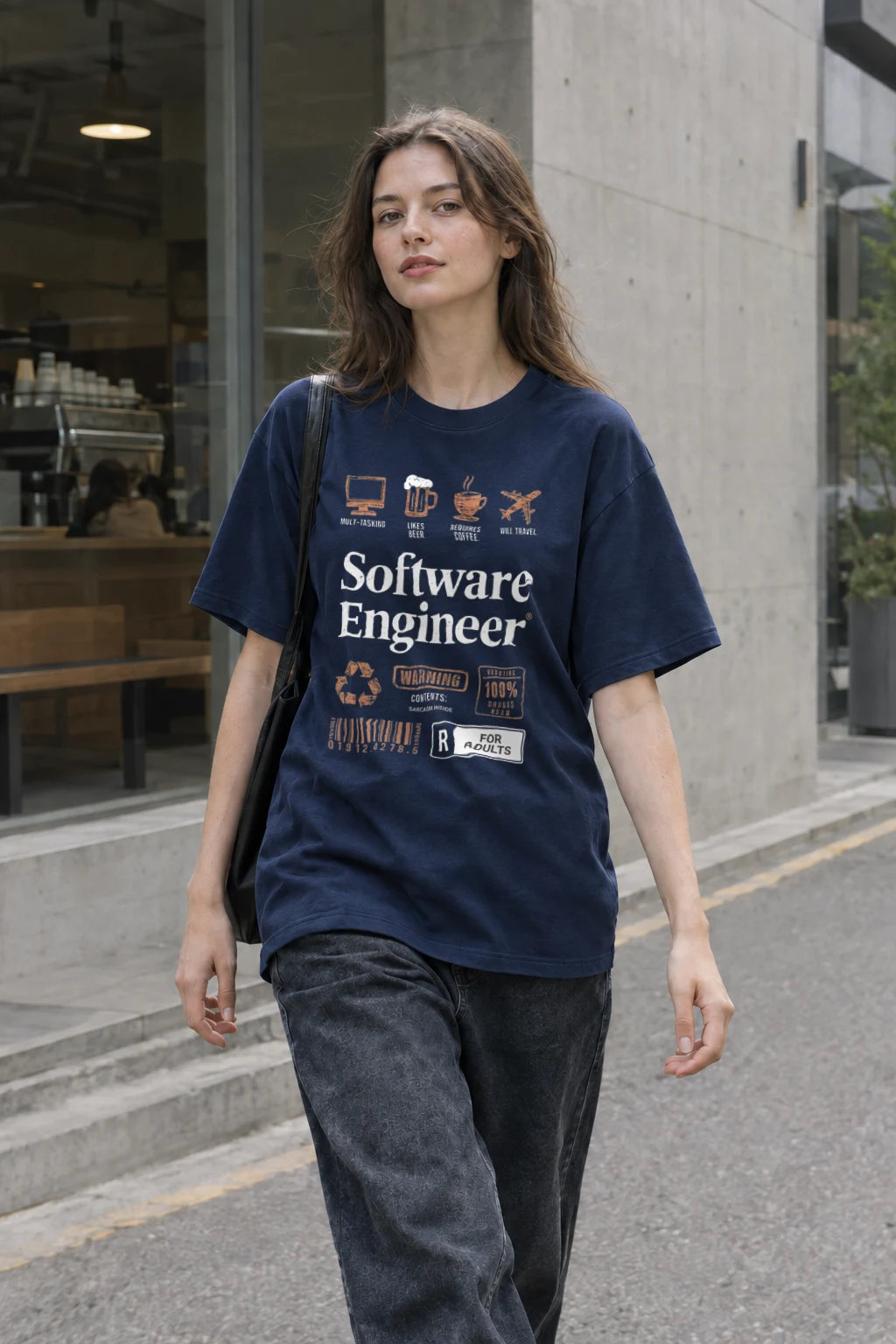 "Sarcasm Inside" Heavyweight Unisex Crewneck T-shirt | Gildan 5000