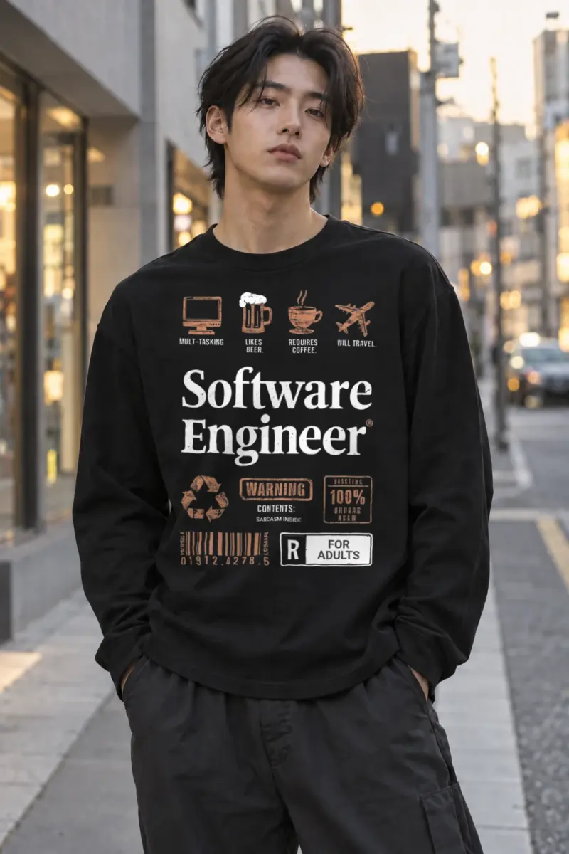 “Sarcasm Inside” Unisex Longsleeve T-shirt | Gildan 2400