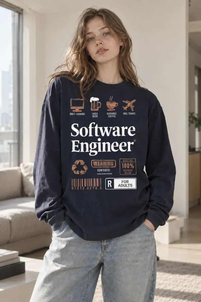 "Sarcasm Inside" Unisex Longsleeve T-shirt | Gildan 2400