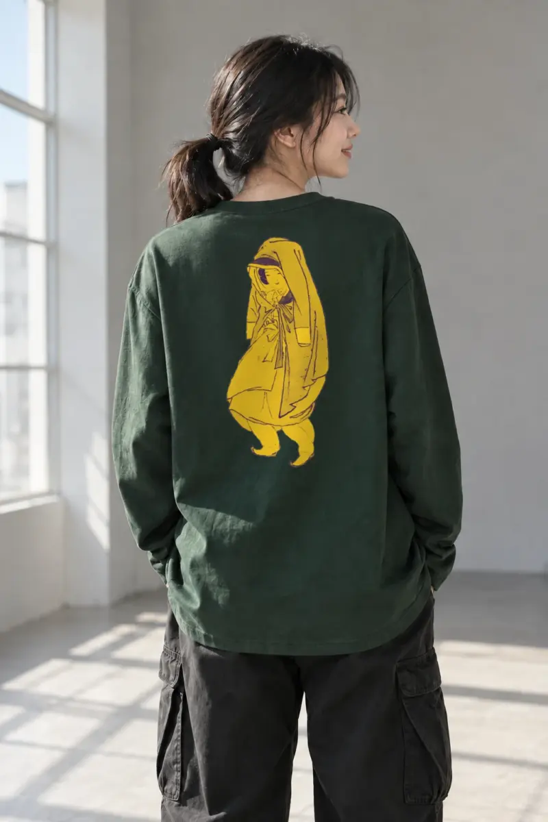 “Sari Veil Study” Unisex Longsleeve T-shirt | Gildan 2400