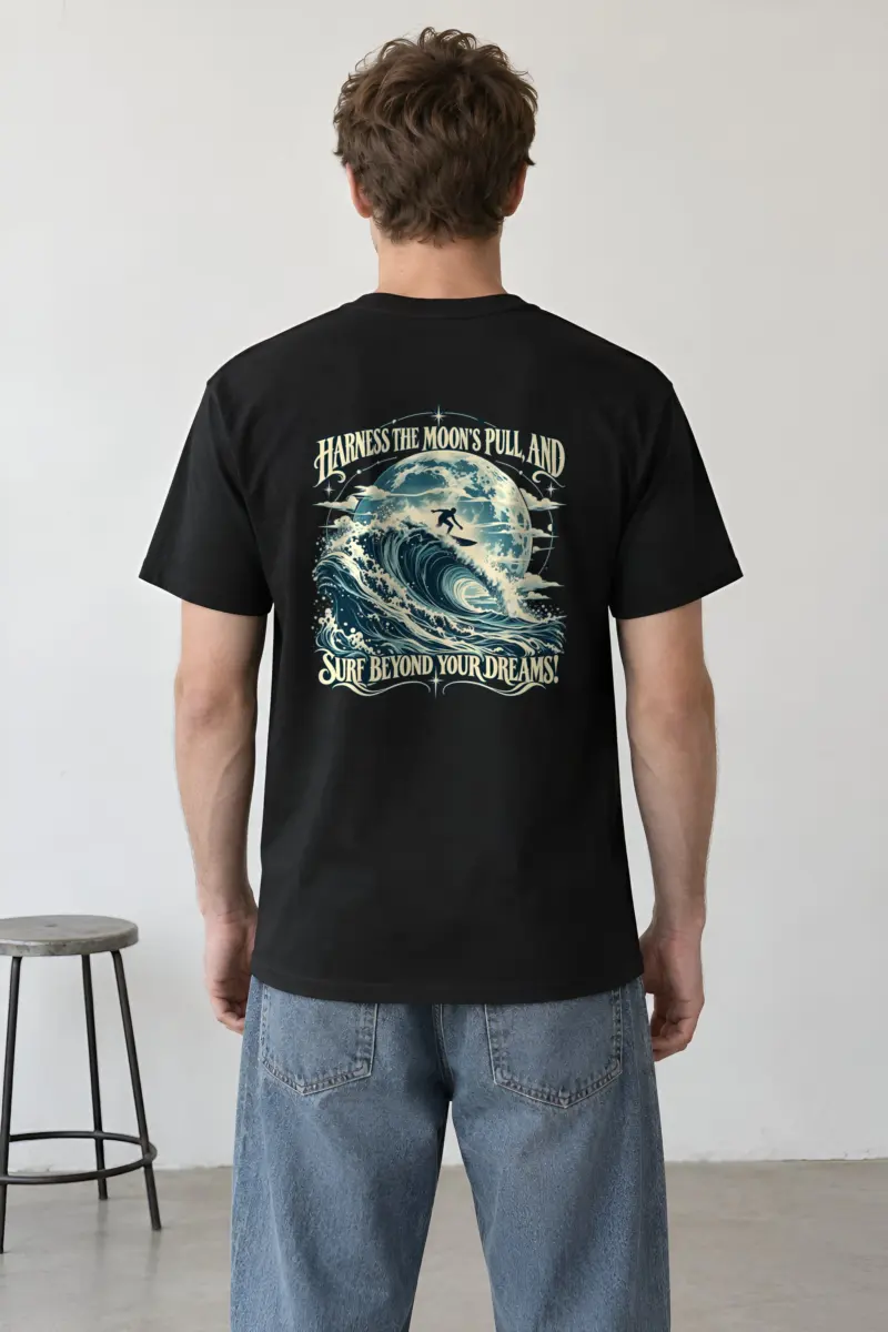 "Sasquatch Swell" Heavyweight Unisex Crewneck T-shirt
