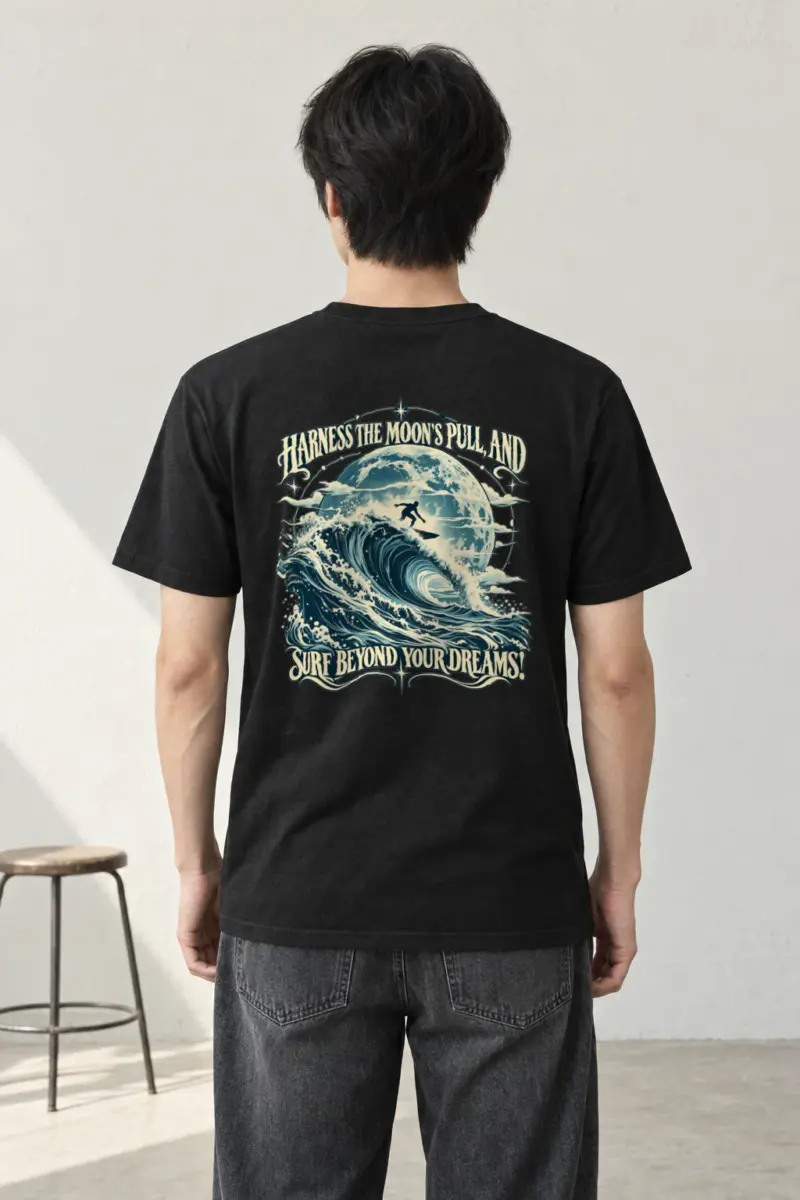 "Sasquatch Swell" Heavyweight Unisex Crewneck T-shirt | Gildan 5000