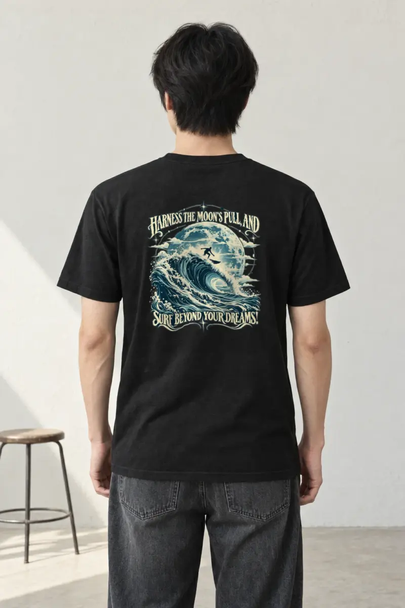 "Sasquatch Swell" Heavyweight Unisex Crewneck T-shirt