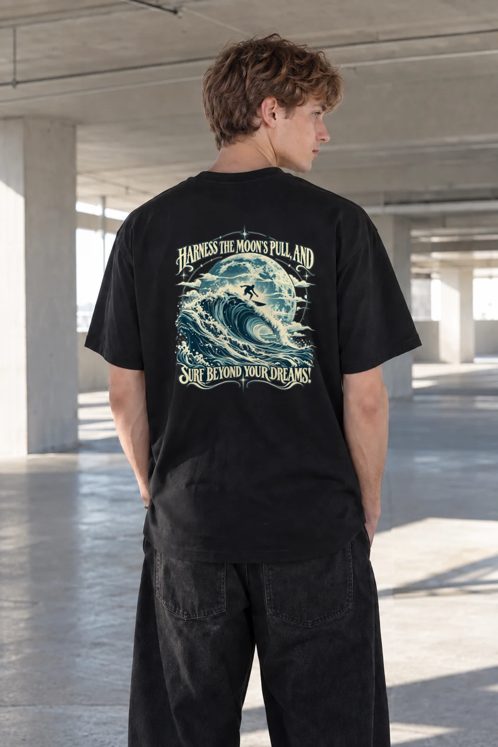"Sasquatch Swell" Heavyweight Unisex Crewneck T-shirt | Gildan 5000