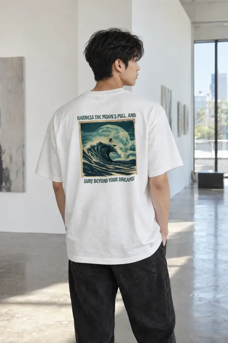 “Sasquatch Swell” Heavyweight Unisex Crewneck T-shirt | Gildan 5000