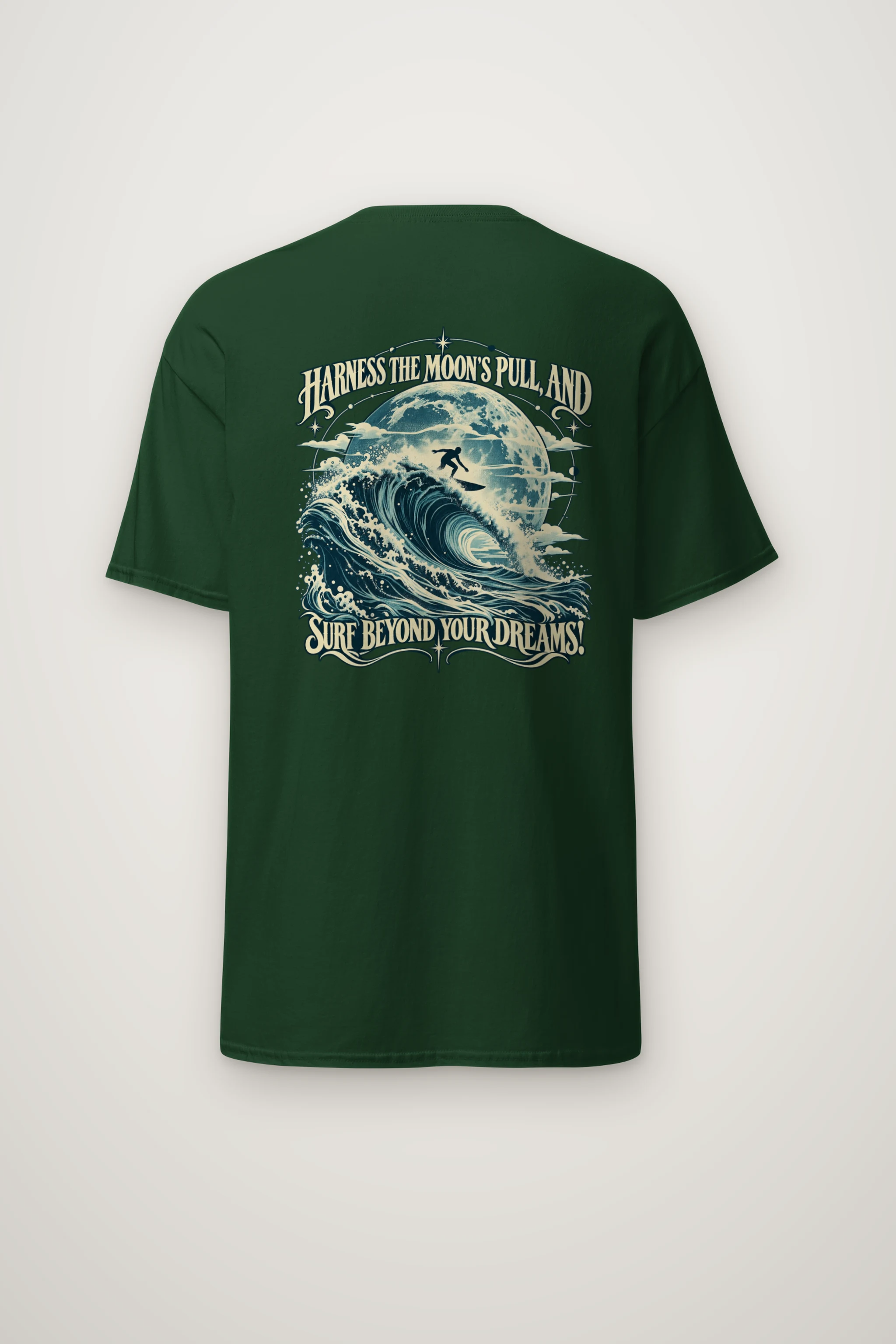 "Sasquatch Swell" Heavyweight Unisex Crewneck T-shirt