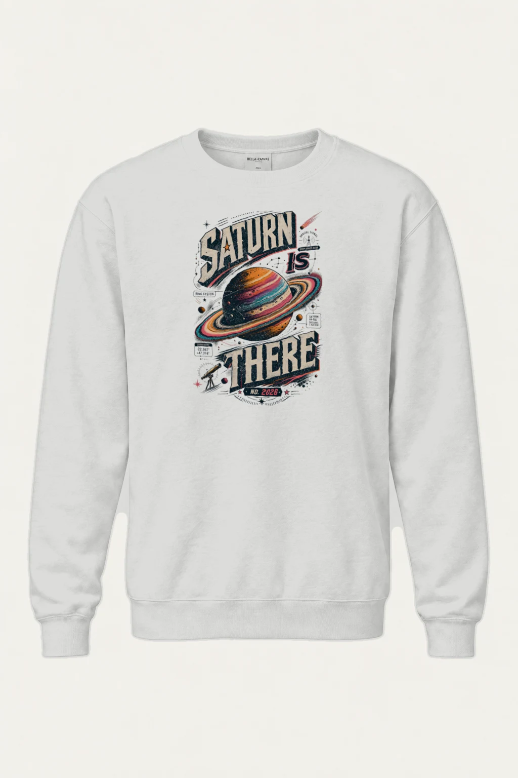 "Saturn Is There" Heavy Blend Unisex Crewneck Sweatshirt | Gildan 18000