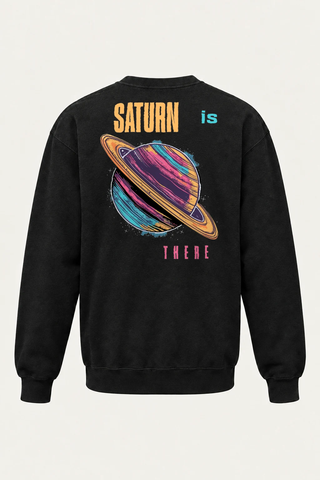 "Saturn Is There" Heavy Blend Unisex Crewneck Sweatshirt | Gildan 18000
