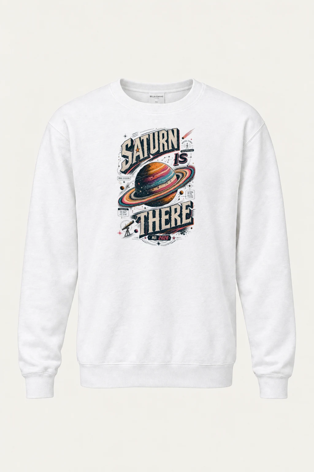"Saturn Is There" Heavy Blend Unisex Crewneck Sweatshirt | Gildan 18000