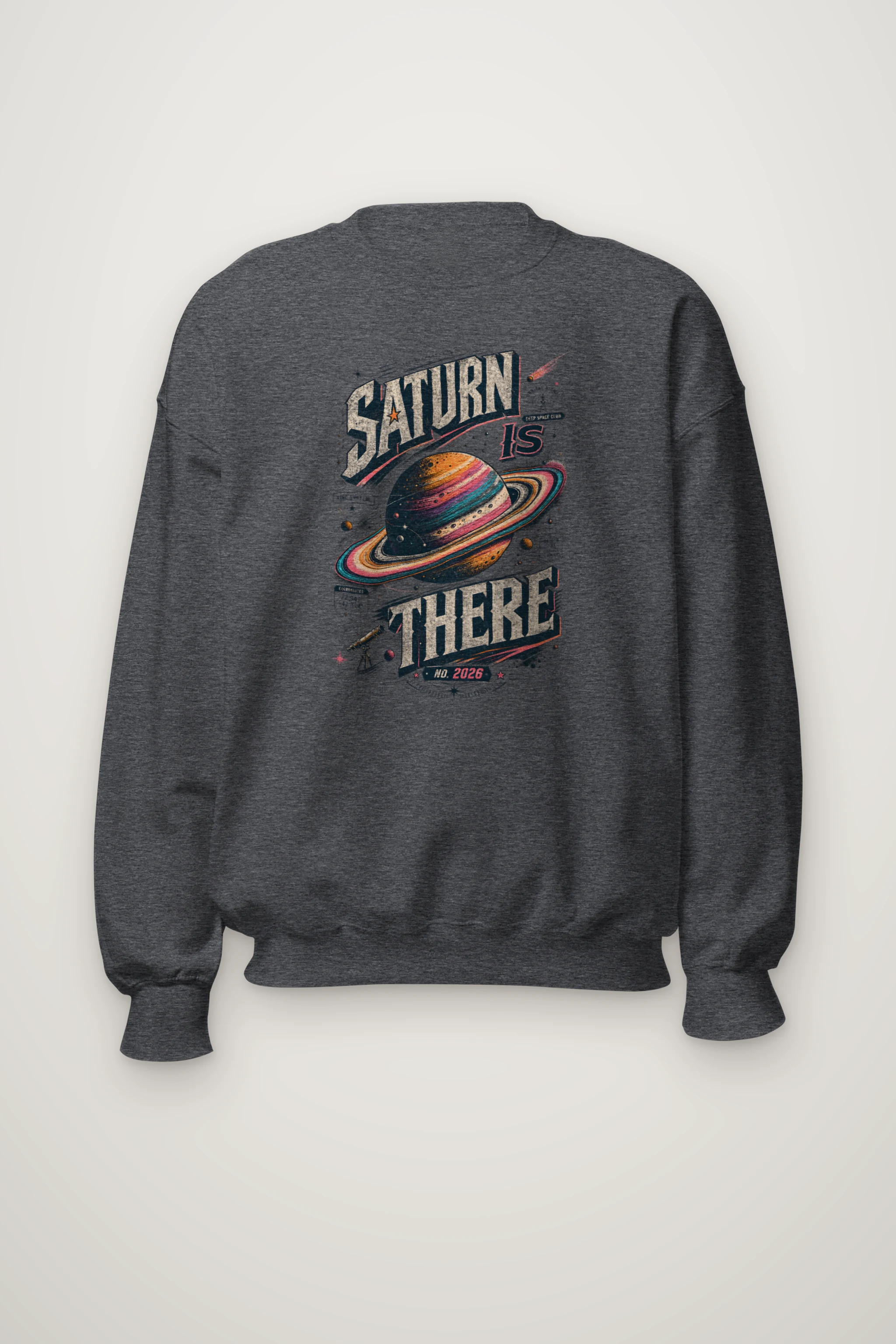 "Saturn Is There" Heavy Blend Unisex Crewneck Sweatshirt
