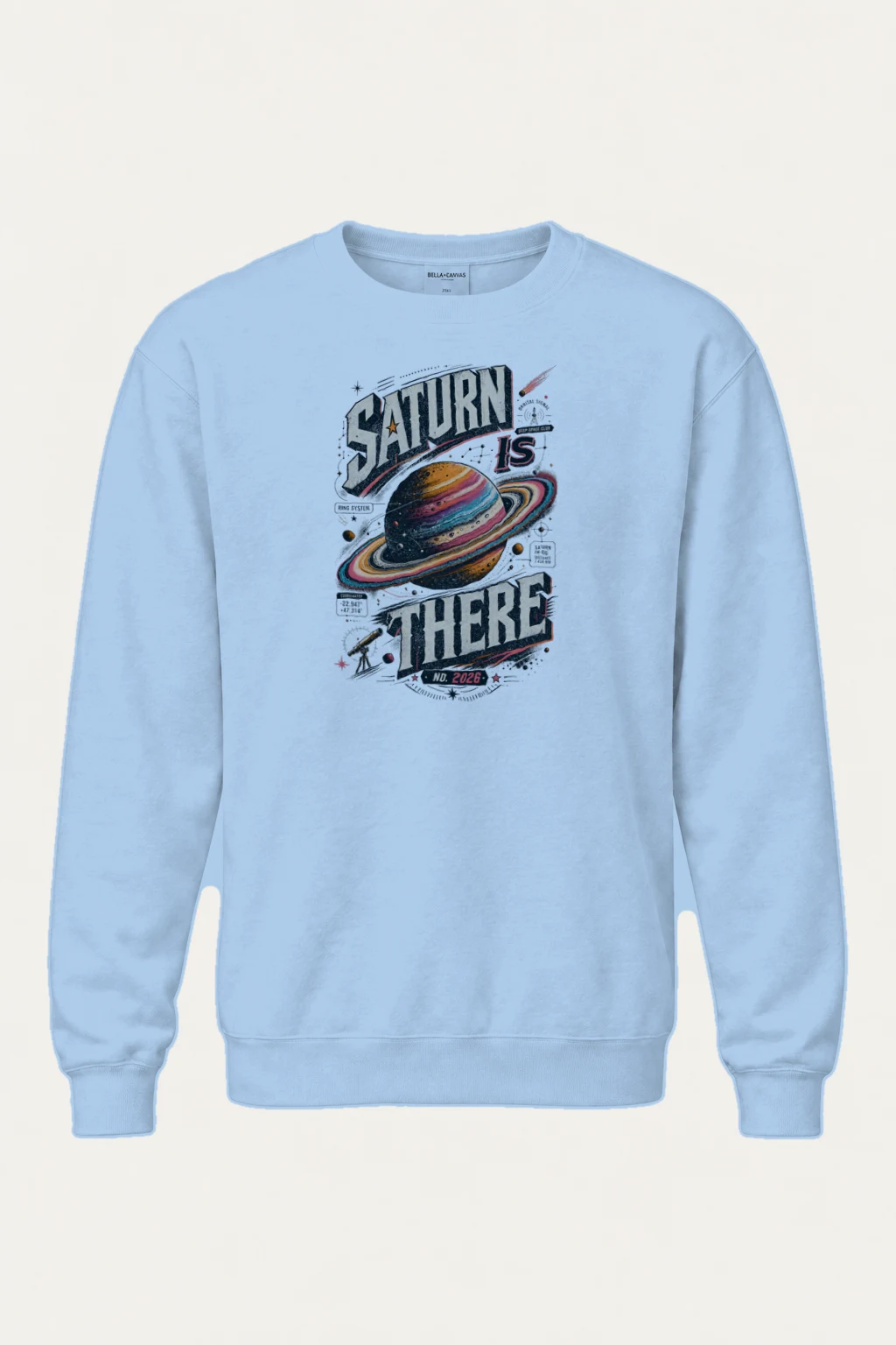 "Saturn Is There" Heavy Blend Unisex Crewneck Sweatshirt | Gildan 18000