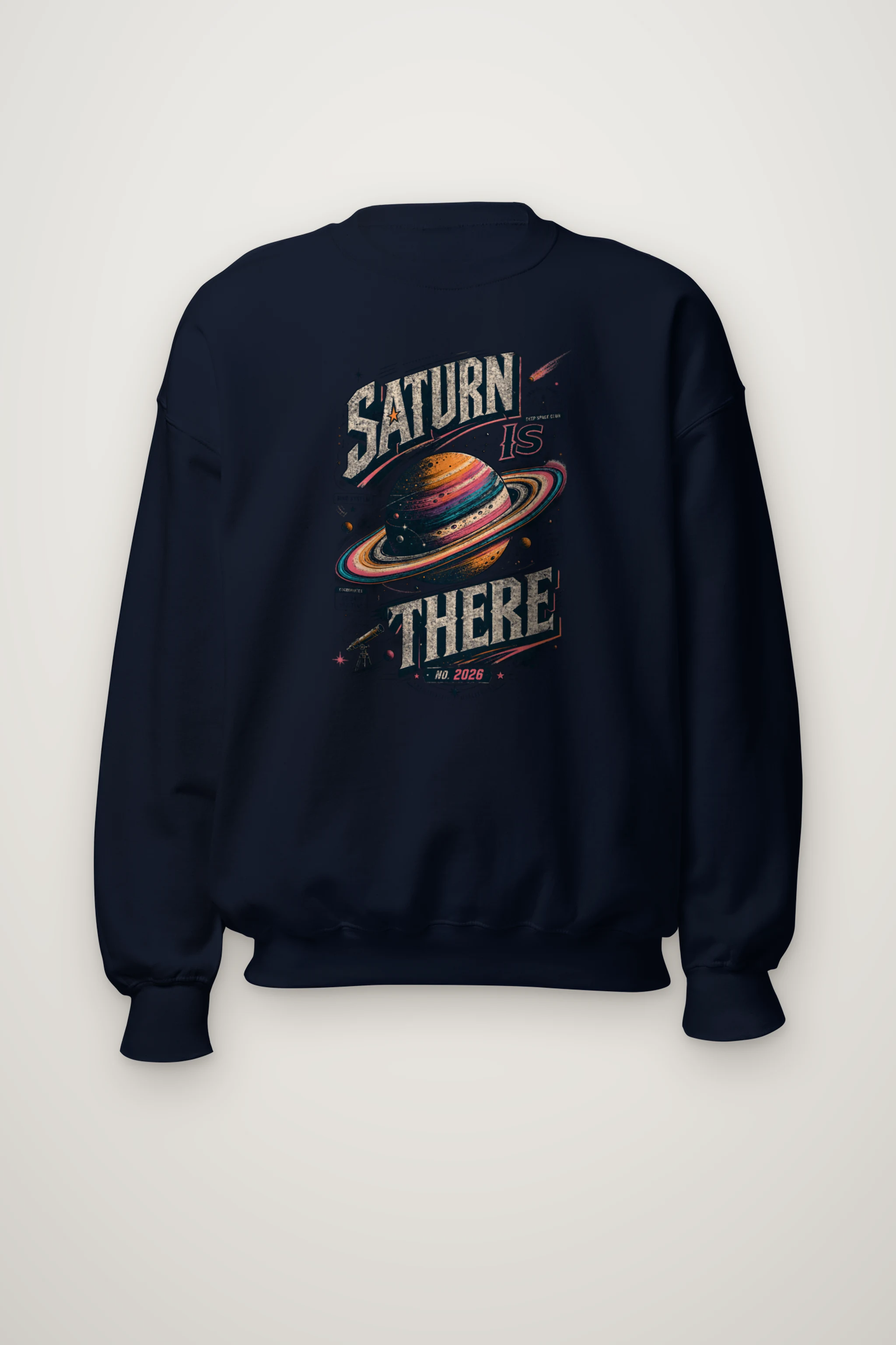"Saturn Is There" Heavy Blend Unisex Crewneck Sweatshirt