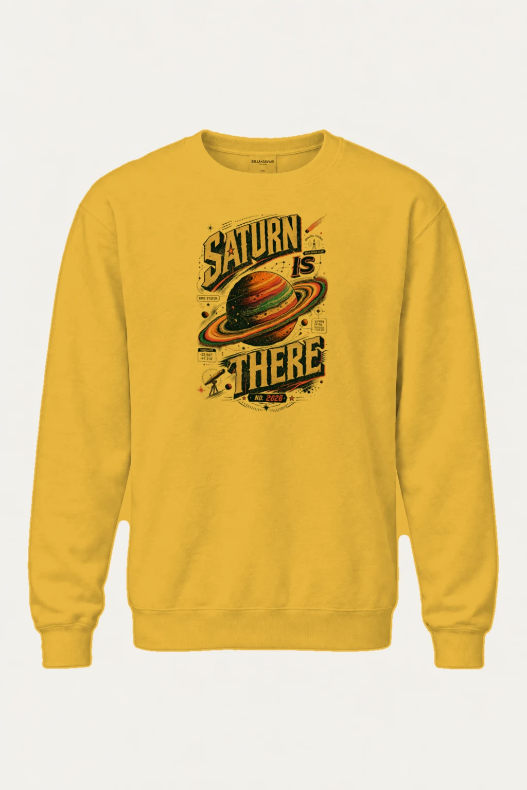 "Saturn Is There" Heavy Blend Unisex Crewneck Sweatshirt | Gildan 18000