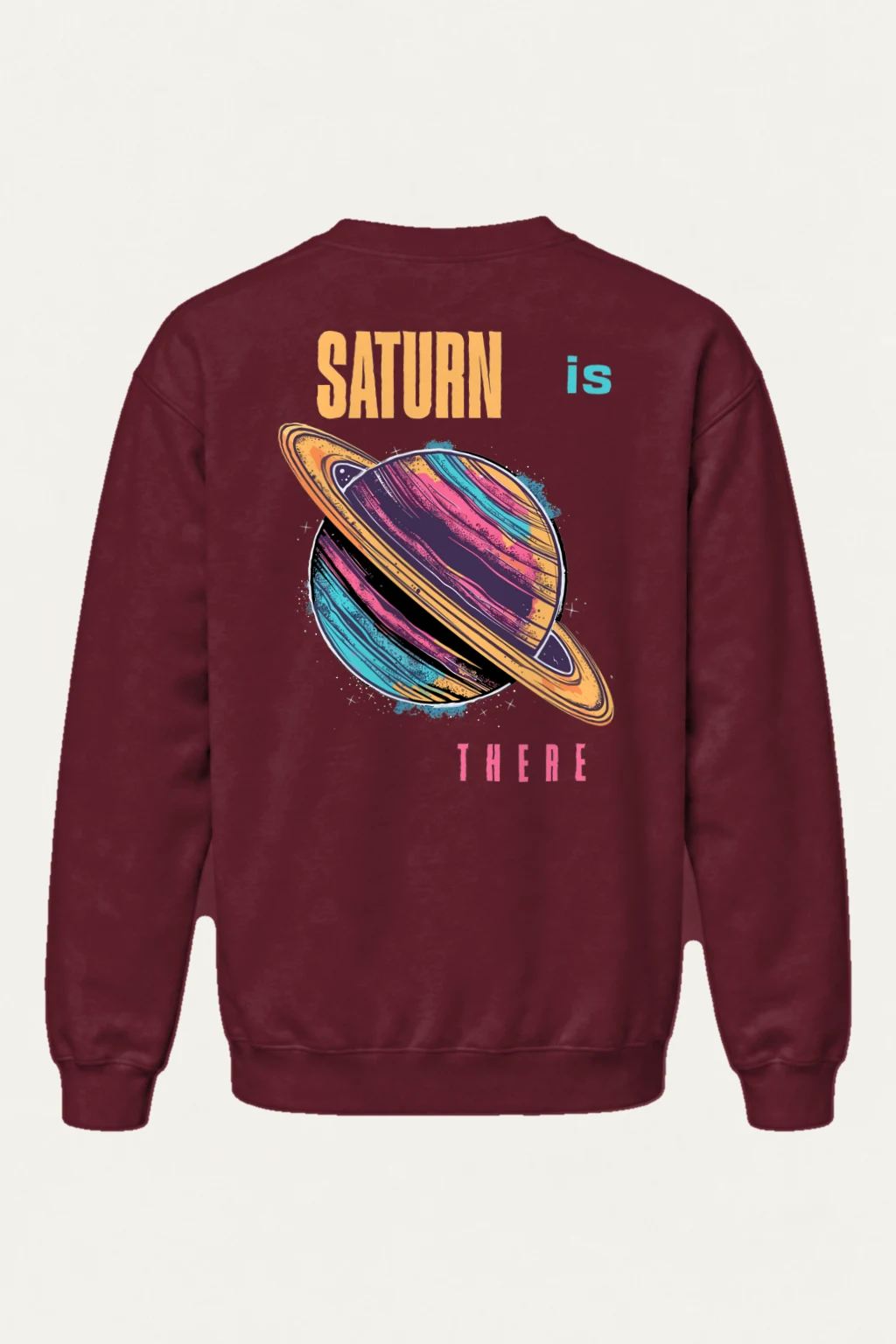 "Saturn Is There" Heavy Blend Unisex Crewneck Sweatshirt | Gildan 18000
