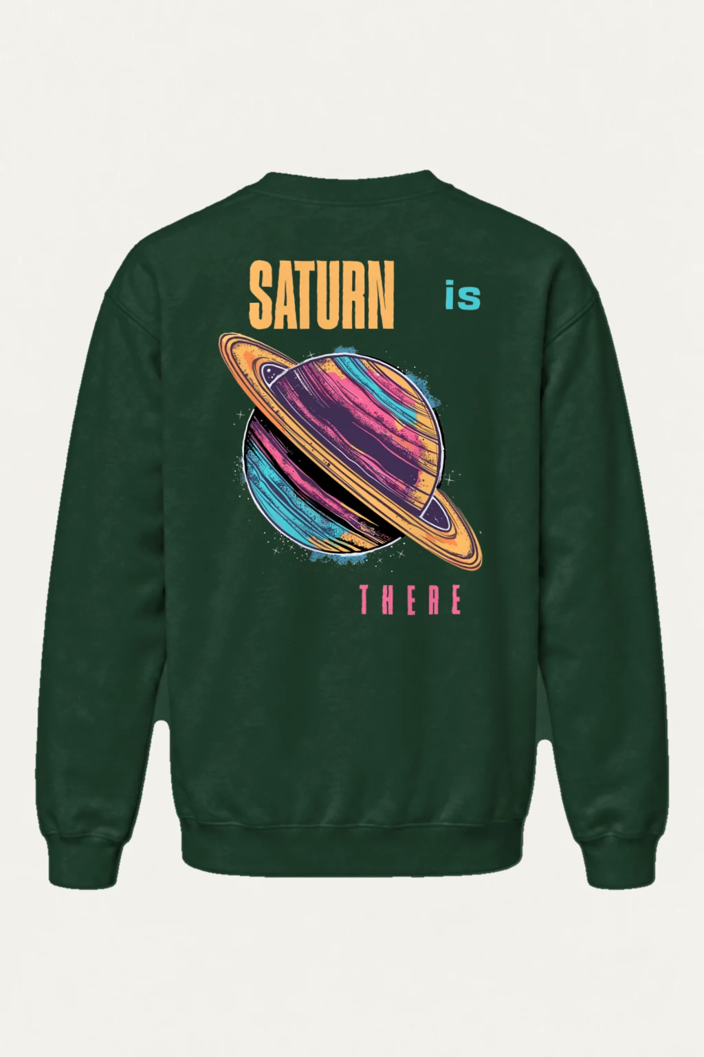 "Saturn Is There" Heavy Blend Unisex Crewneck Sweatshirt | Gildan 18000