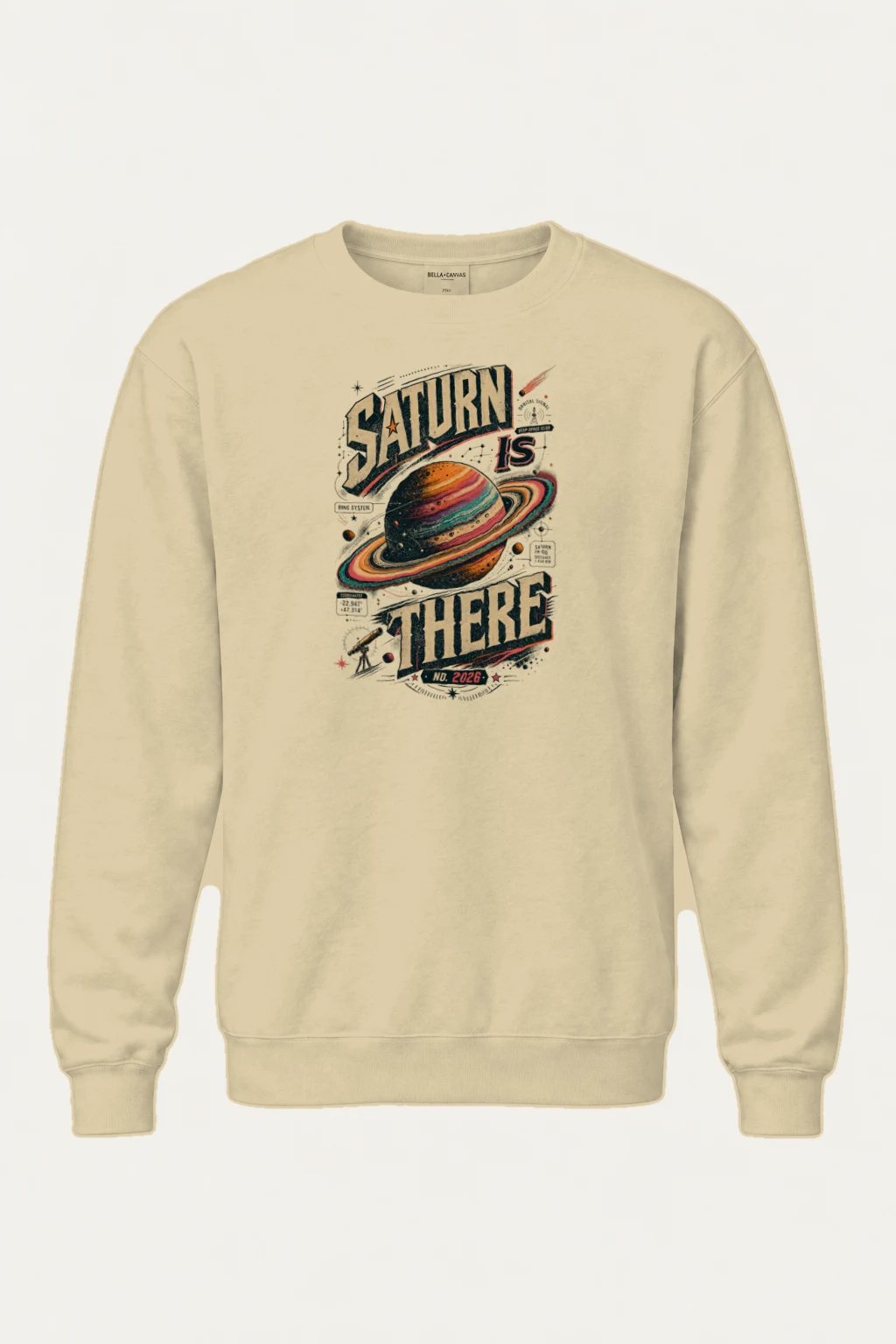 "Saturn Is There" Heavy Blend Unisex Crewneck Sweatshirt | Gildan 18000
