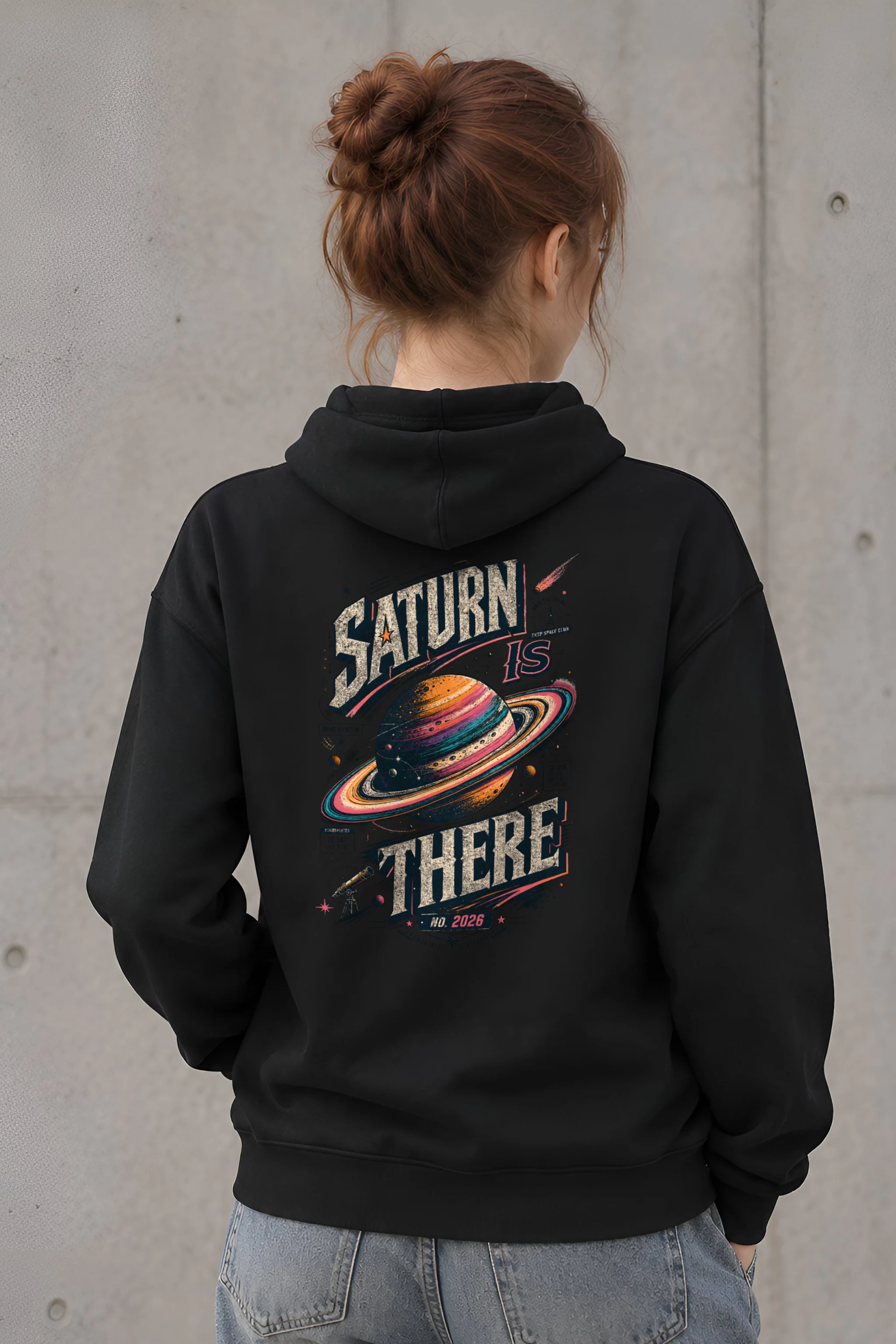 "Saturn Is There" Heavy Blend Unisex Pullover Hoodie