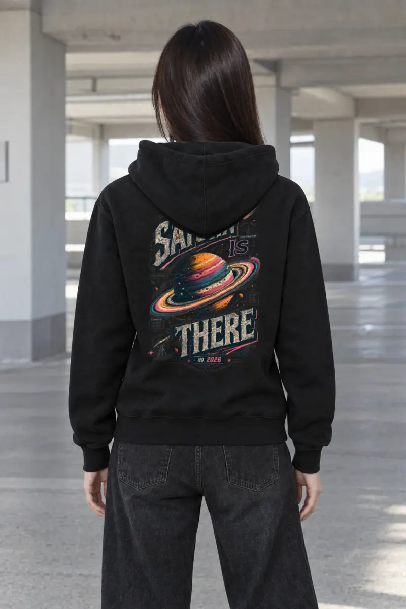 "Saturn Is There" Heavy Blend Unisex Pullover Hoodie