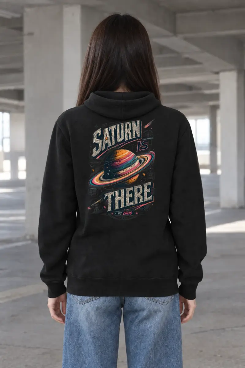 "Saturn Is There" Heavy Blend Unisex Pullover Hoodie