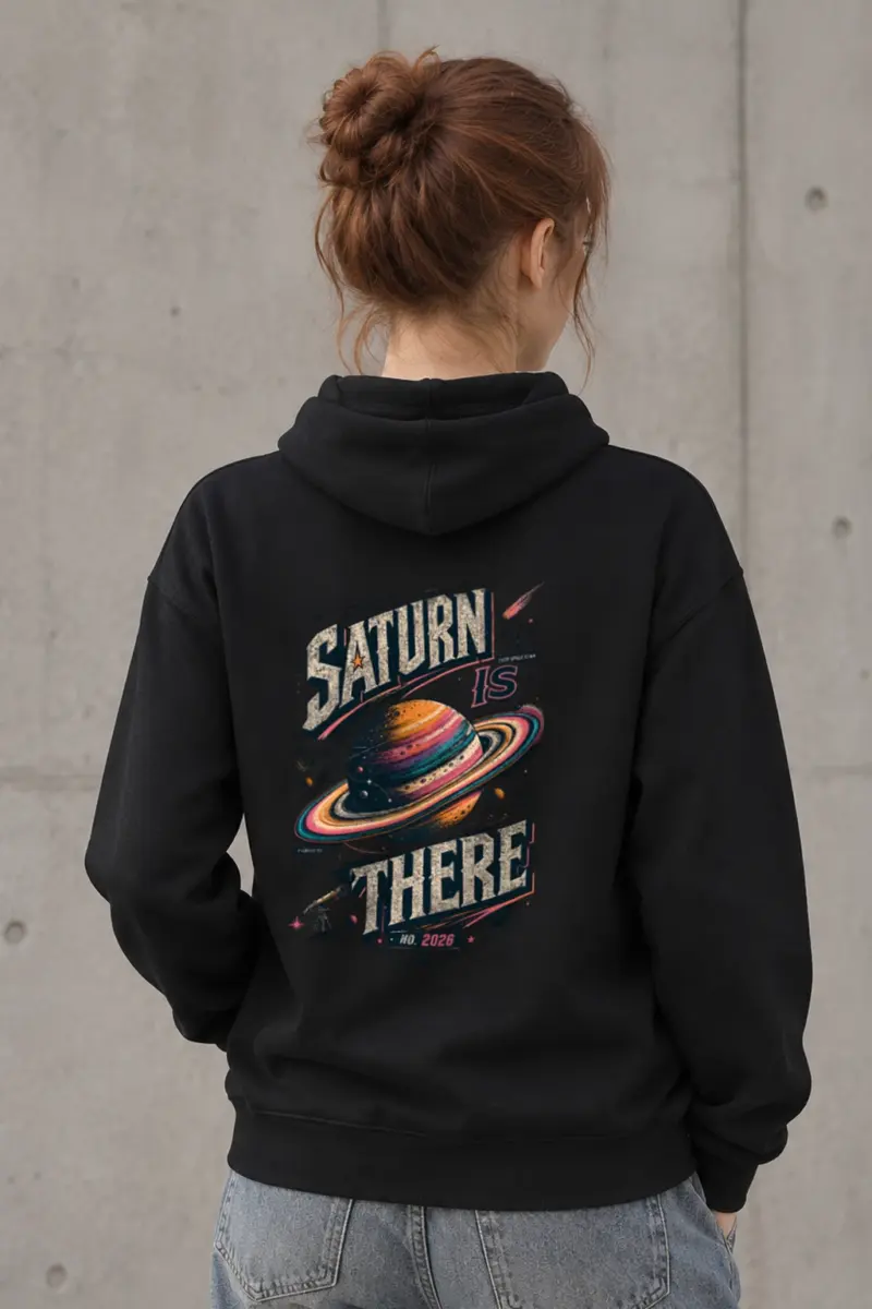 "Saturn Is There" Heavy Blend Unisex Pullover Hoodie