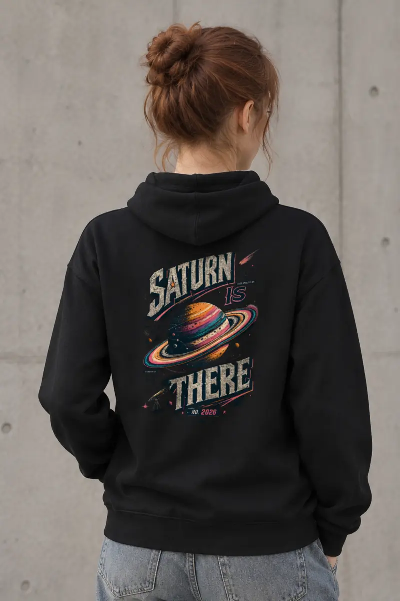 "Saturn Is There" Heavy Blend Unisex Pullover Hoodie