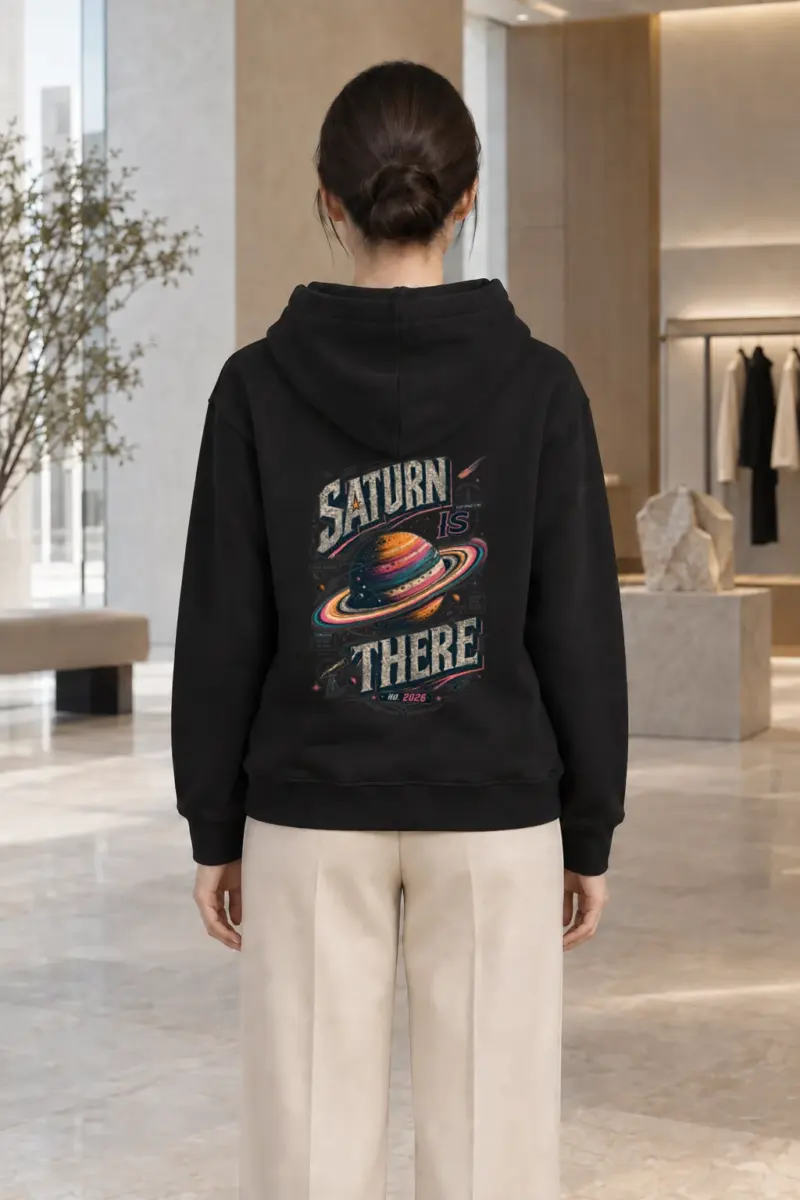 "Saturn Is There" Heavy Blend Unisex Pullover Hoodie | Gildan 18500